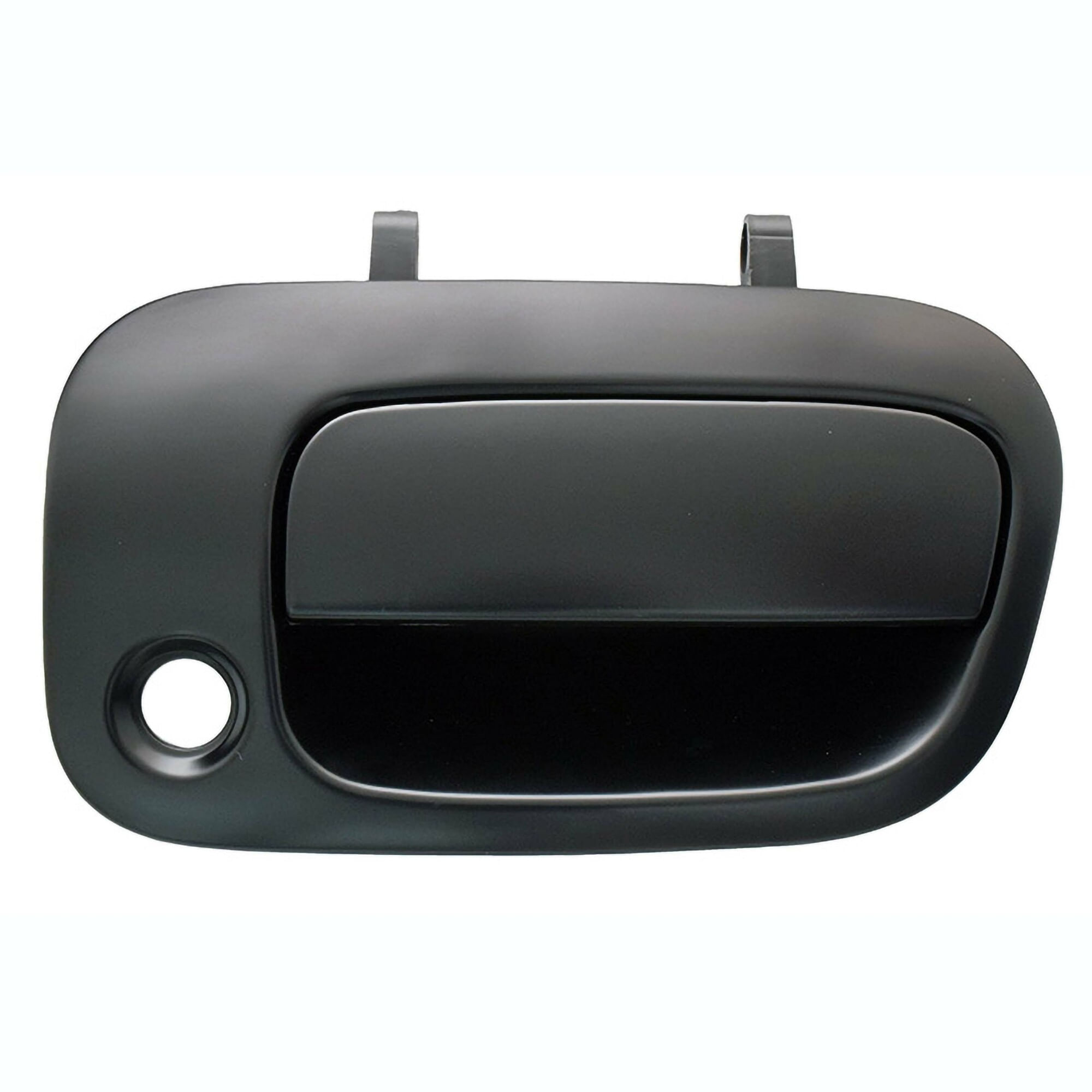 Manija Puerta Exterior Negro Con Hoyo Para Llave