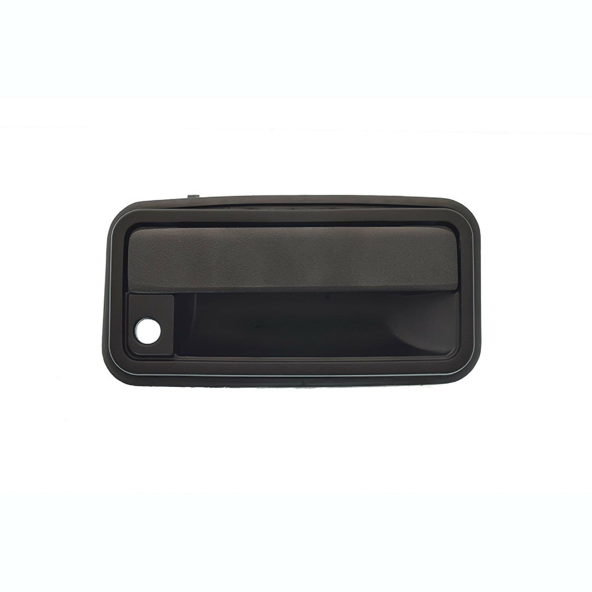 Manija Puerta Exterior Negro Con Hoyo Para Llave