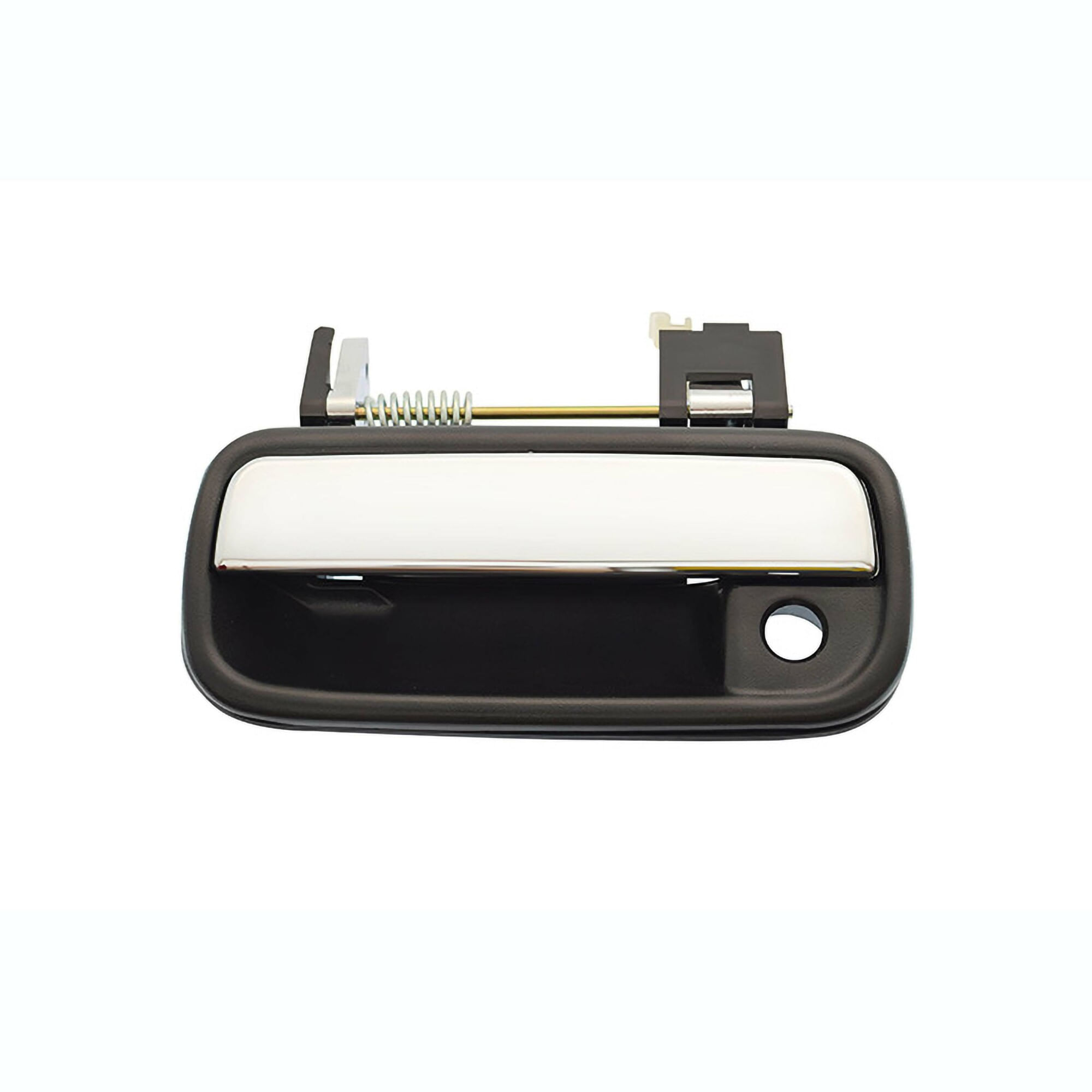 Manija Puerta Exterior Delantera Negro/Cromado Con Hoyo Para Llave Lado Conductor