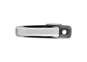 Manija Puerta Exterior Delantera Negro/Cromado Con Hoyo Para Llave Lado Conductor