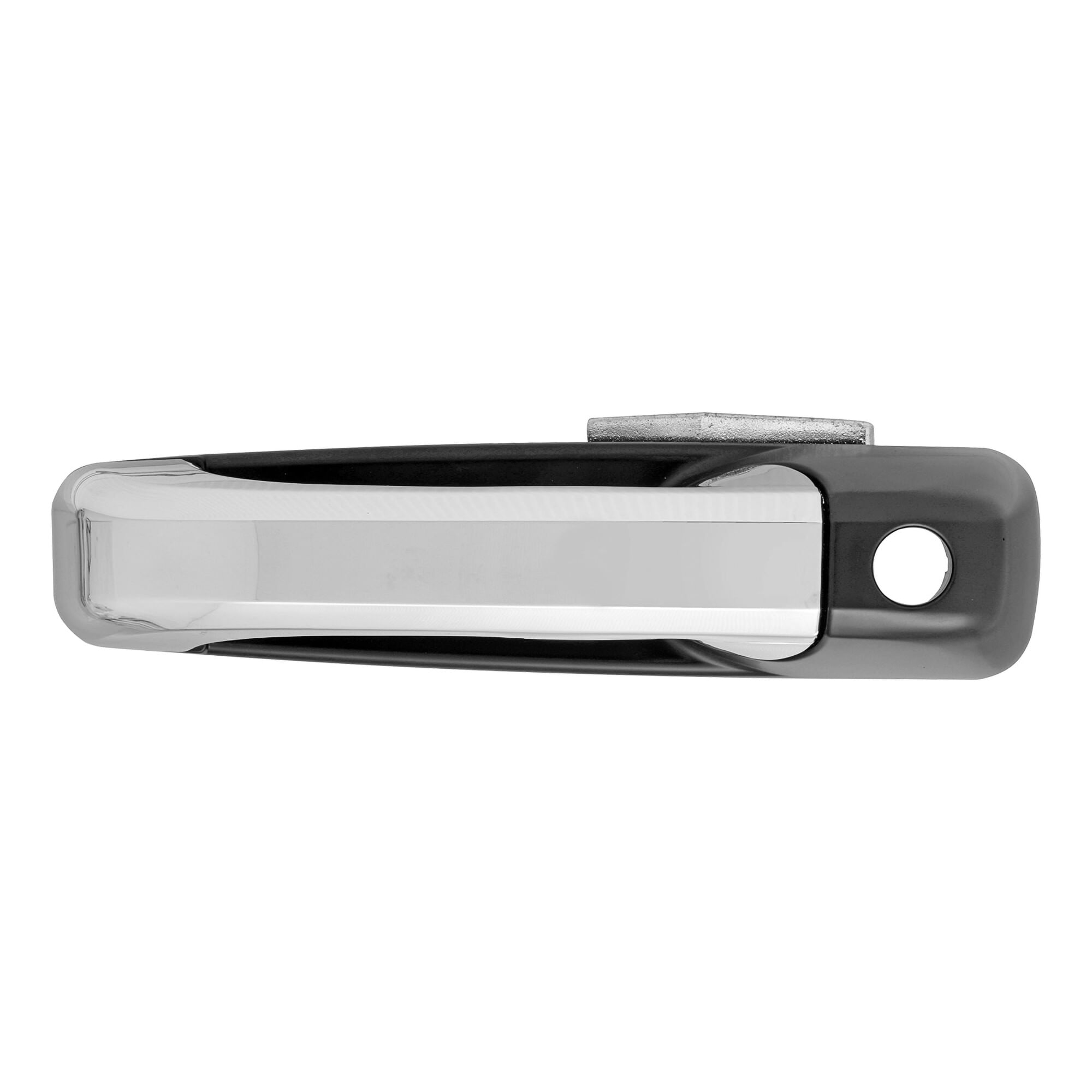 Manija Puerta Exterior Delantera Negro/Cromado Con Hoyo Para Llave Lado Conductor