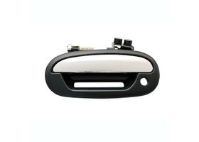 Manija Puerta Exterior Delantera Negro/Cromado Con Hoyos Para Llave Y Código Lado Conductor