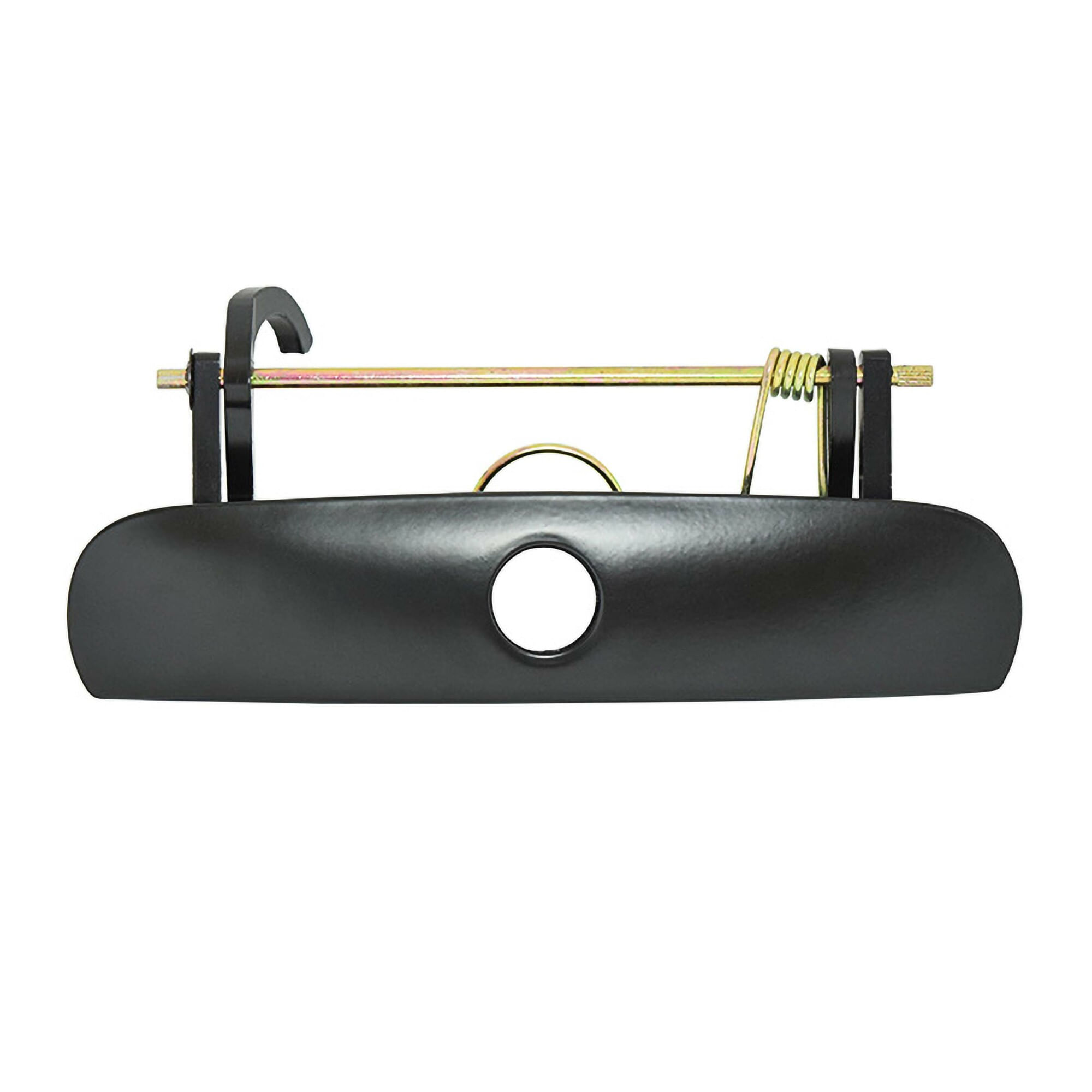 Manija Puerta Exterior Negro Con Hoyo Para Llave
