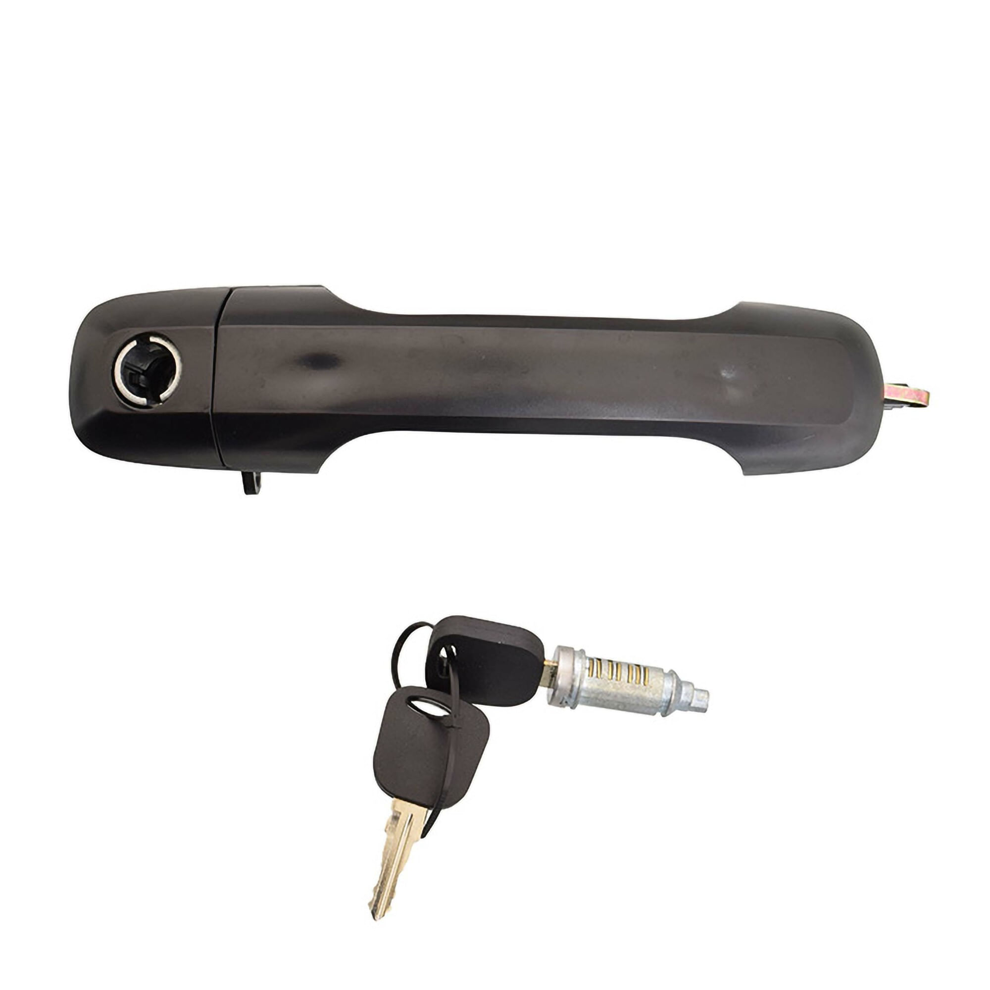 Manija Puerta Exterior Delantera Negro Con Hoyo Lado Conductor