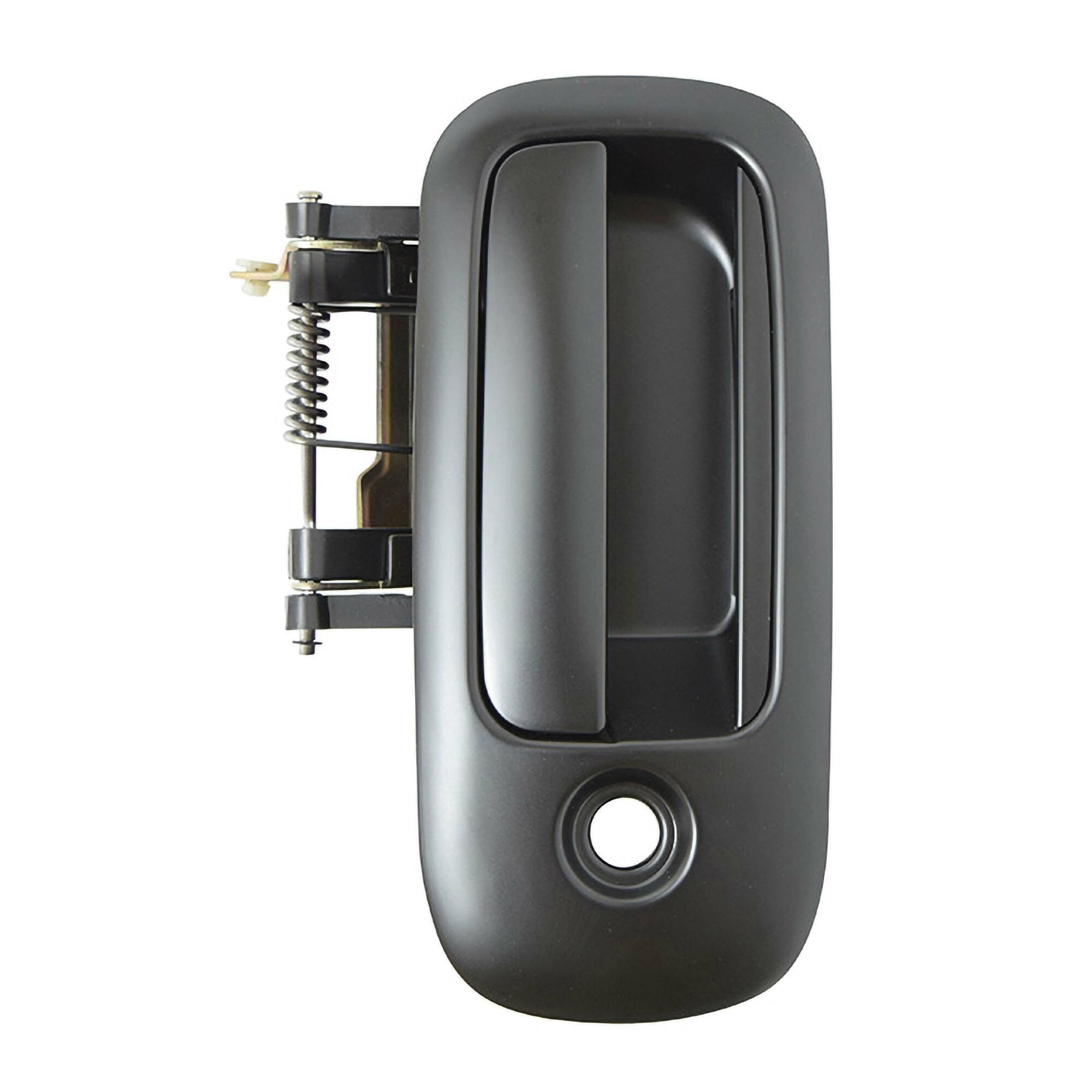 Manija Puerta Exterior Delantera Lisa Negro Liso Negra Con Hoyo Para Llave Con Hoyo Para Llave Lado Pasajero