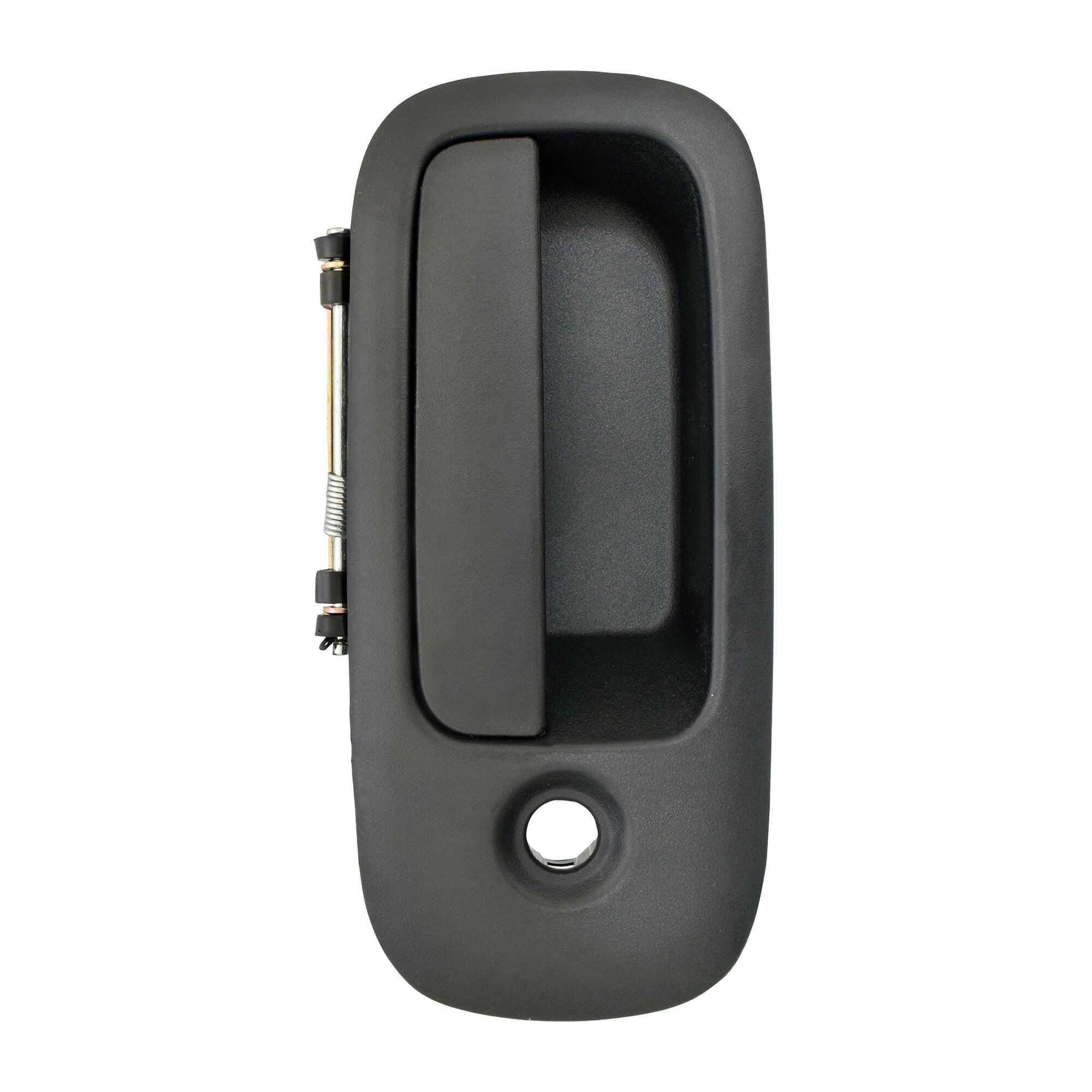 Manija Puerta Exterior Trasera Lateral Negro Con Hoyo Para Llave Lado Pasajero