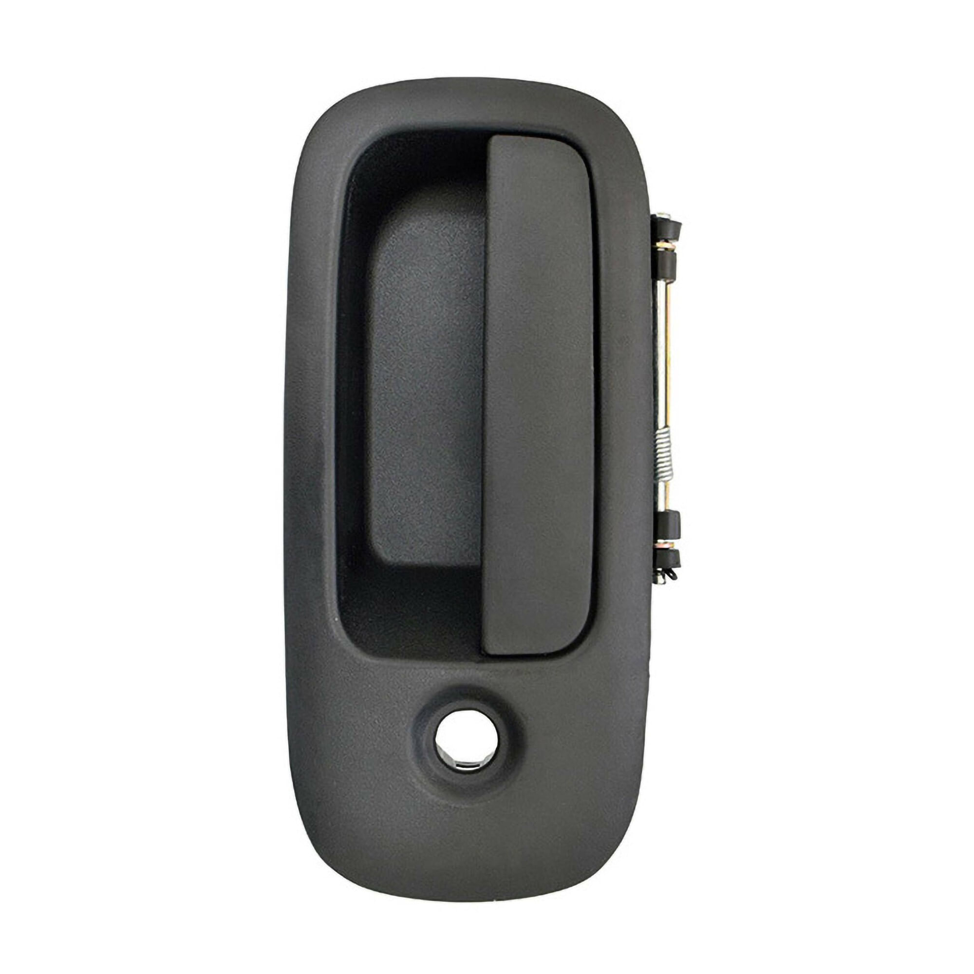 Manija Puerta Exterior Trasera Lateral Negro Con Hoyo Para Llave Lado Conductor