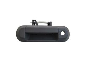 Manija Puerta Exterior Gris Obscuro Con Hoyo Para Llave