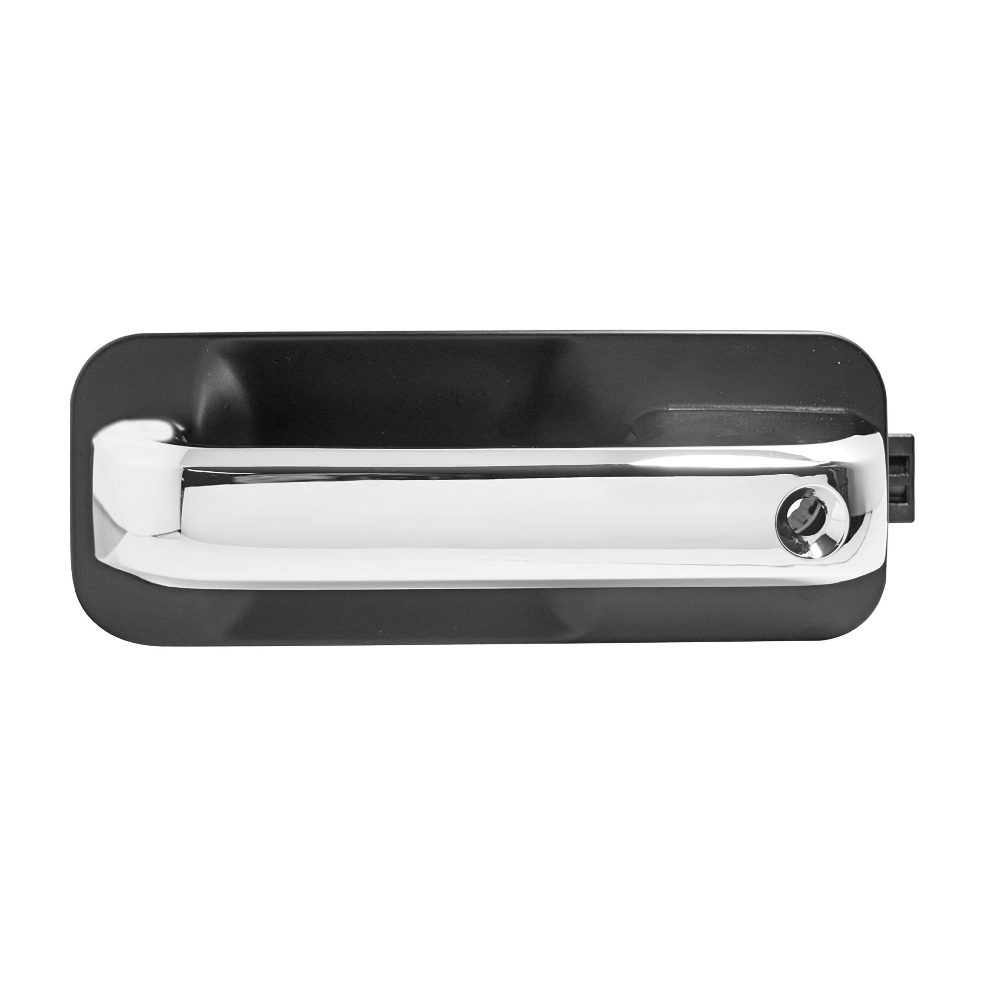 Manija Puerta Exterior Delantera Negro/Cromado Con Hoyo Para Llave Lado Conductor