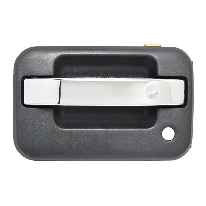 Manija Puerta Exterior Delantera Negro/Cromado Con Hoyo Para Llave/Sin Hoyo Para Código Lado Conductor