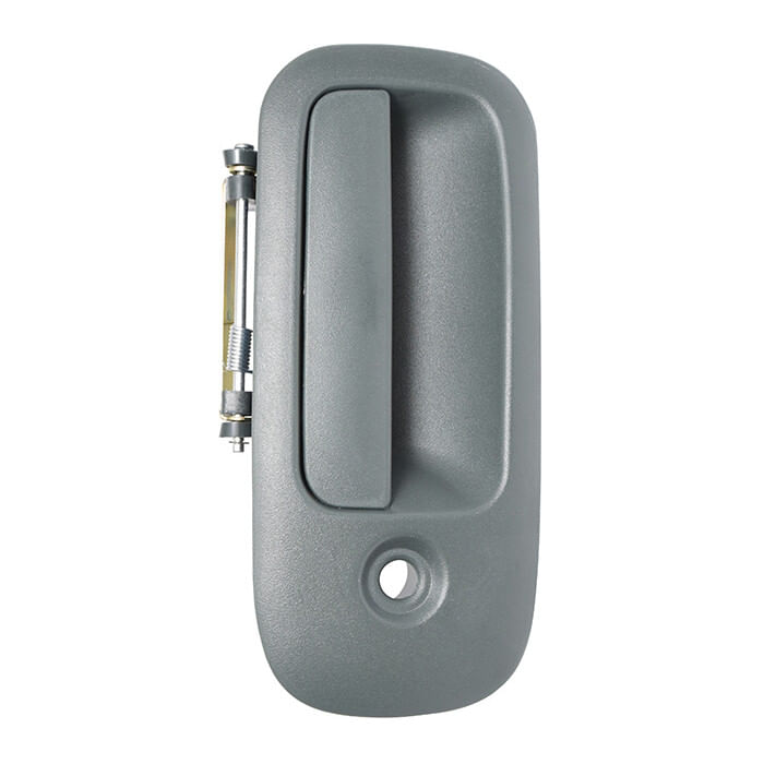 Manija Puerta Exterior Trasera Lateral Gris Obscuro Con Hoyo Para Llave Lado Pasajero