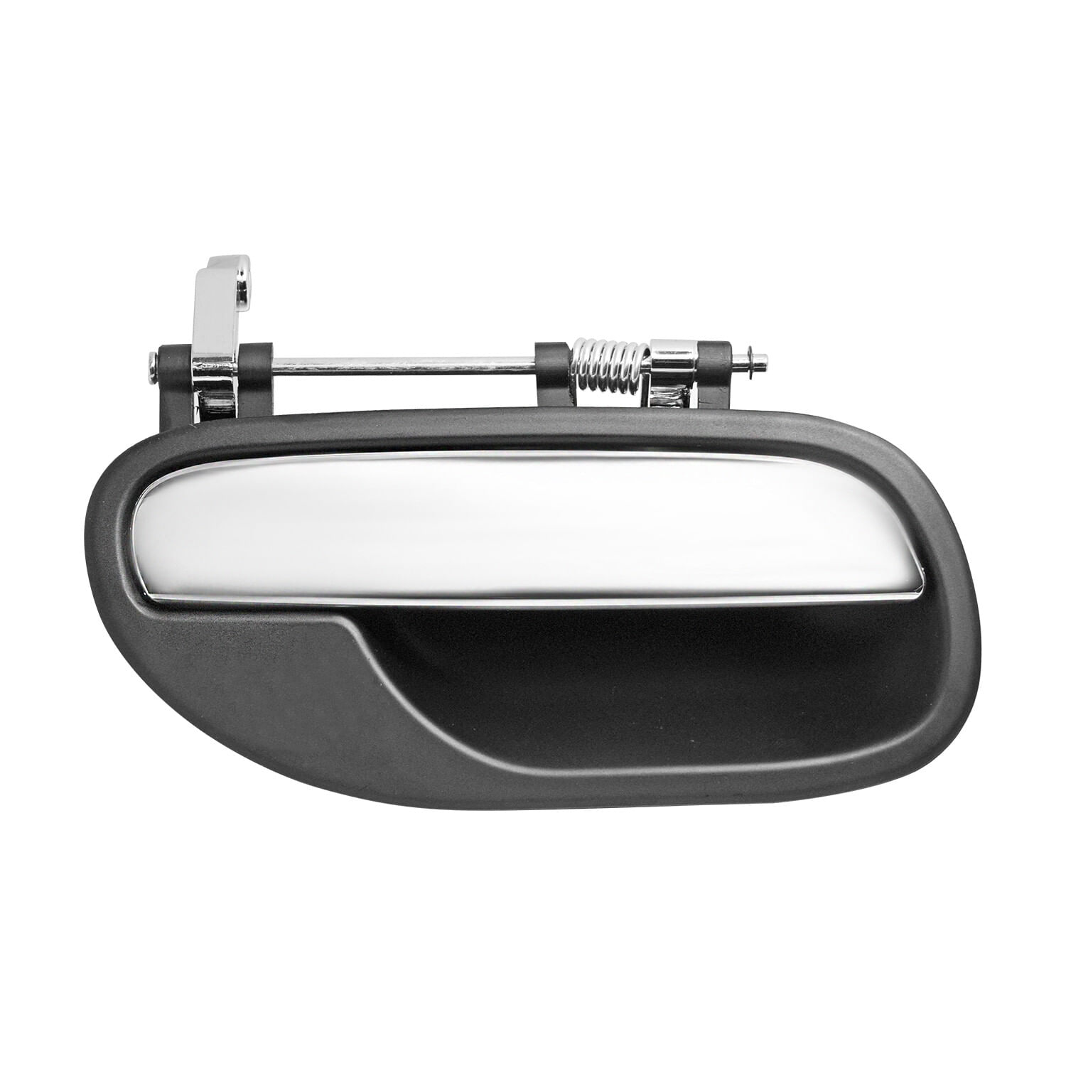 Manija Puerta Exterior Delantera Cromado/Negro Sin Hoyo Para Llave Lado Pasajero