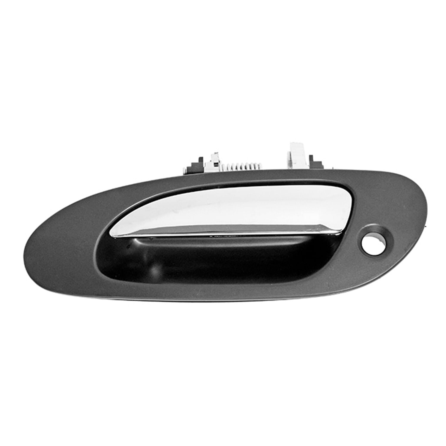 Manija Puerta Exterior Delantera Cromado/Negro Con Hoyo Para Llave Lado Conductor