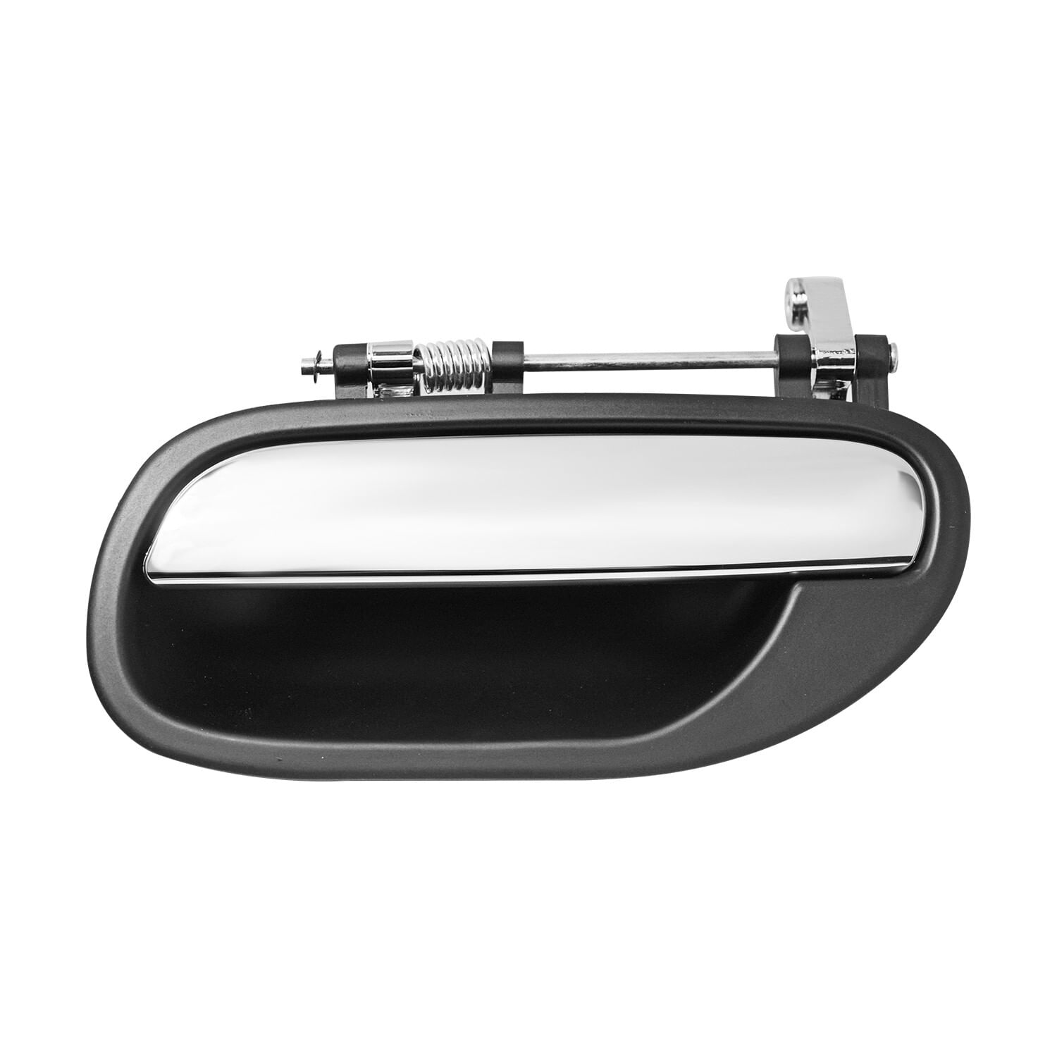 Manija Puerta Exterior Trasera Cromado/Negro Lado Conductor