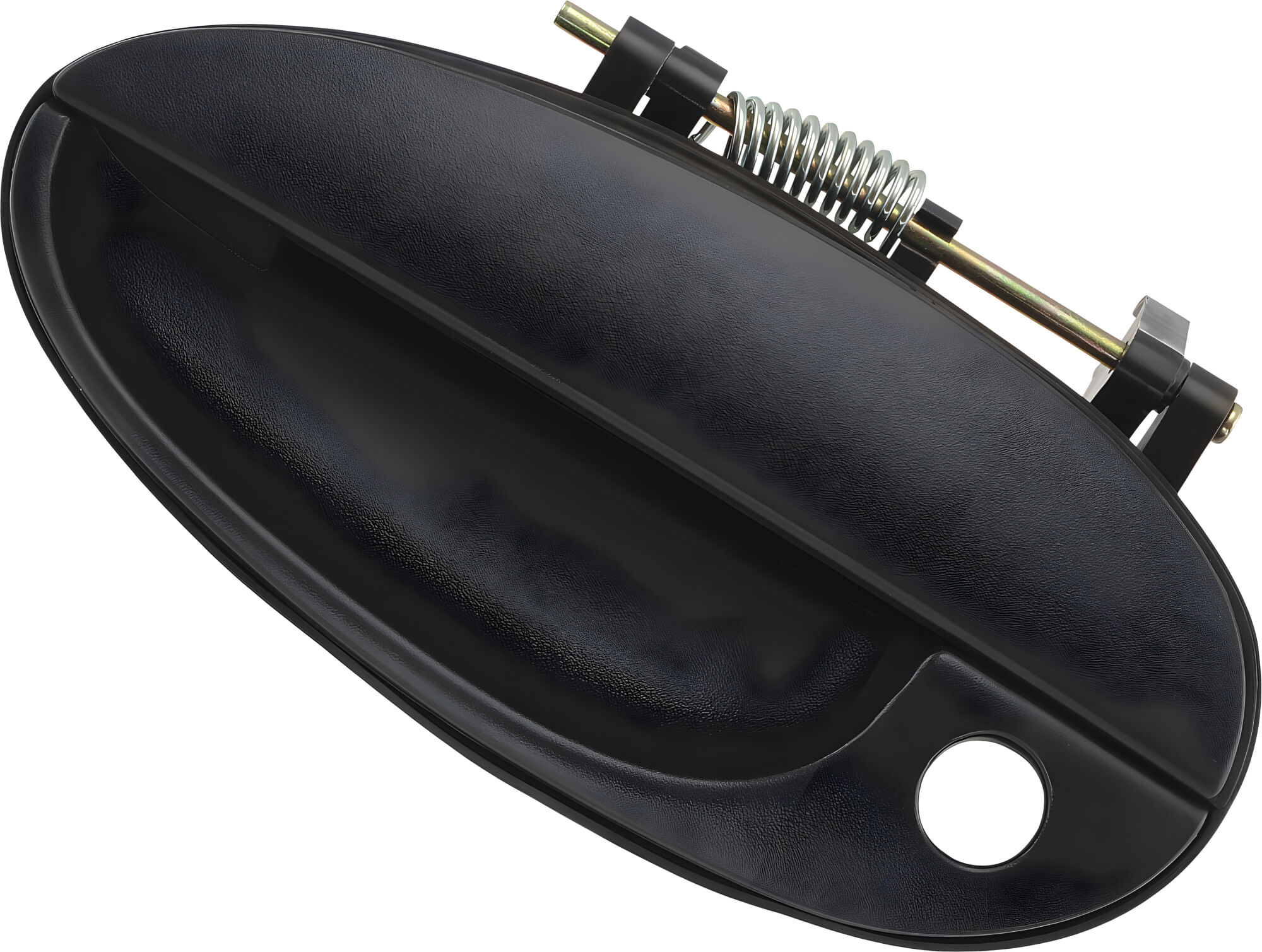 Manija Puerta Exterior Delantera Negro Con Hoyo Para Llave Lado Conductor