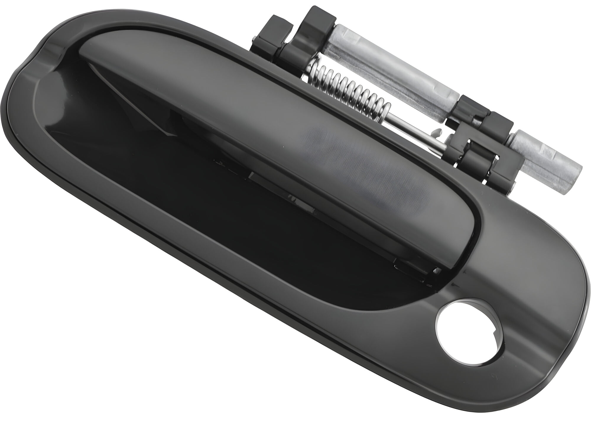 Manija Puerta Exterior Delantera Negro Con Hoyo Para Llave Lado Conductor