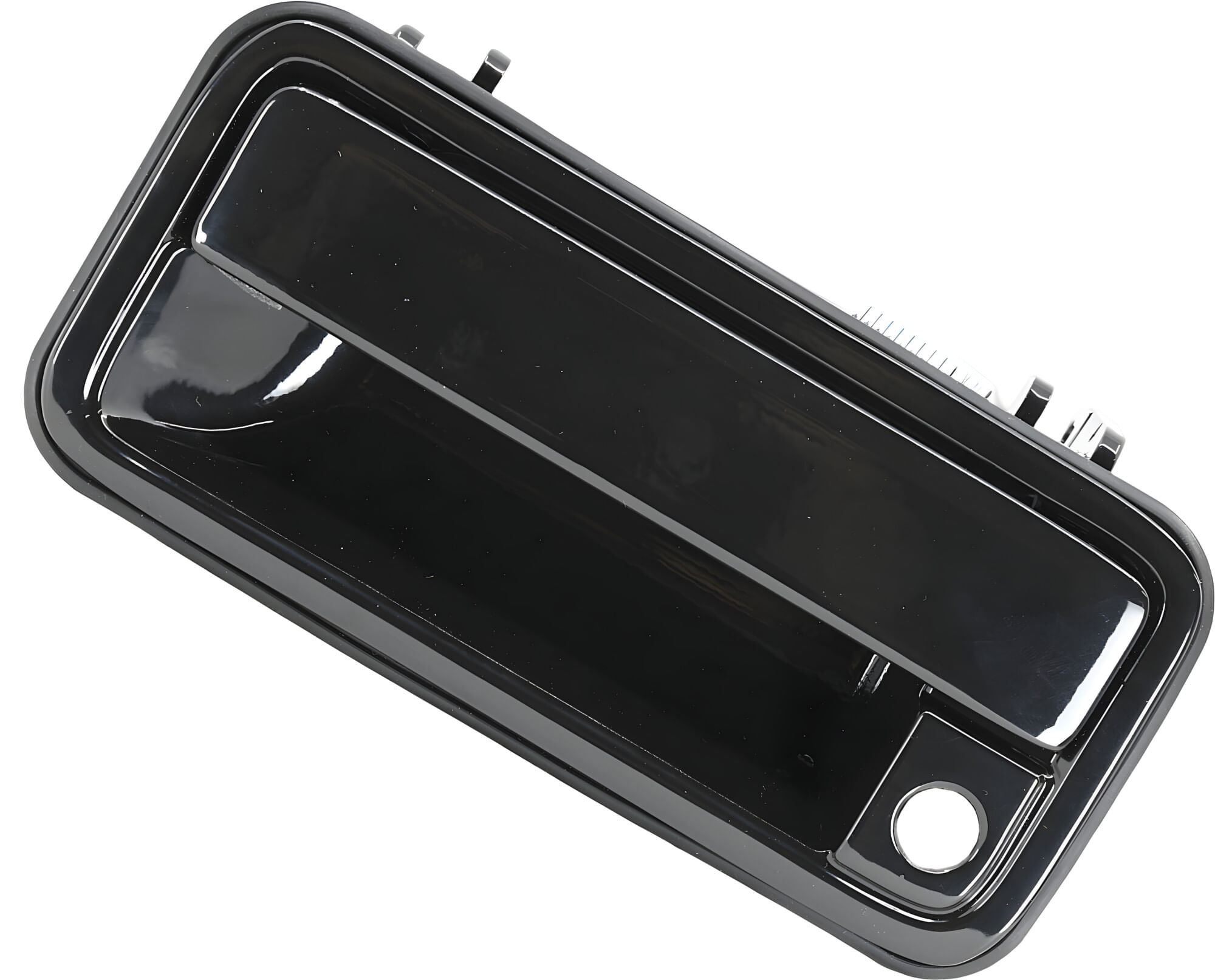 Manija Puerta Exterior Delantera Negro Con Hoyo Para Llave Lado Conductor
