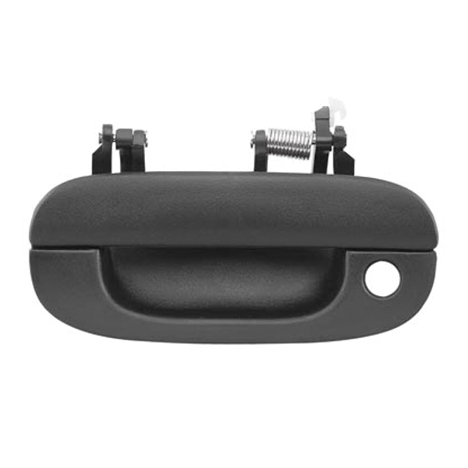 Manija Puerta Exterior Delantera Corrugada Negra Con Hoyo Para Llave Lado Conductor