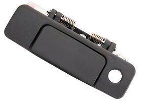 Manija Puerta Exterior Negro Con Hoyo Para Llave