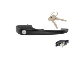 Manija Puerta Exterior Delantera Negro Con Hoyo Para Llave Lado Conductor O Pasajero