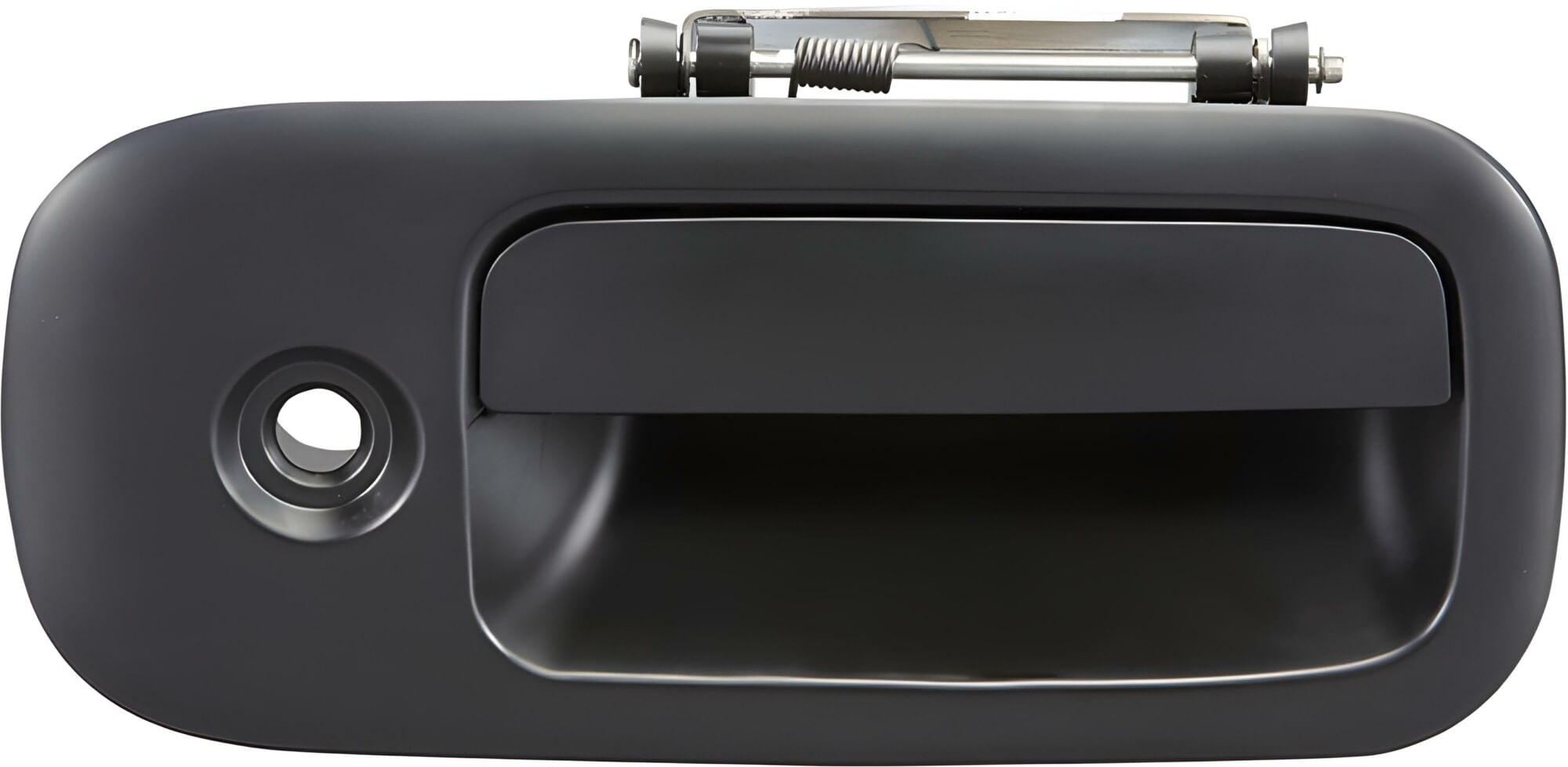 Manija Puerta Exterior Delantera Lisa Negro Liso Negra Con Hoyo Para Llave Con Hoyo Para Llave Lado Pasajero