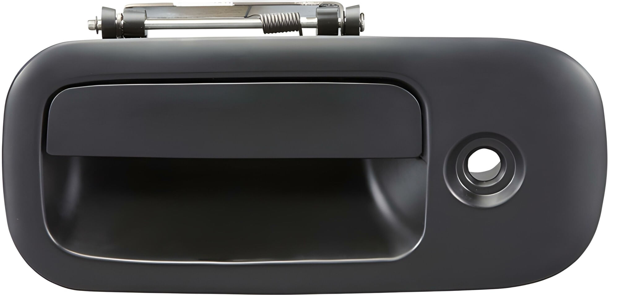 Manija Puerta Exterior Delantera Lisa Negra Con Hoyo Para Llave Lado Conductor