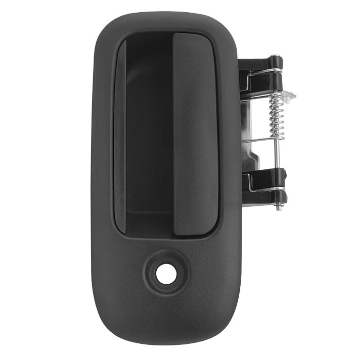 Manija Puerta Exterior Trasera Lateral Lisa Negra Con Hoyo Para Llave Lado Conductor