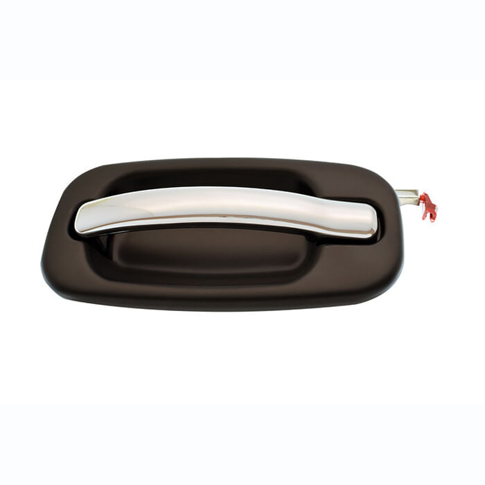 Manija Puerta Exterior Trasera Negro/Cromado Lado Conductor