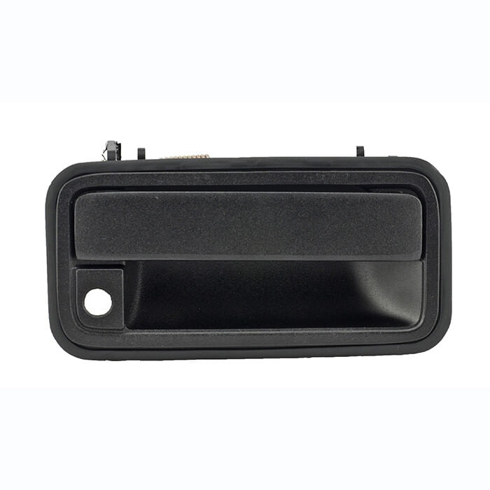 Manija Puerta Exterior Negro Con Hoyo Para Llave