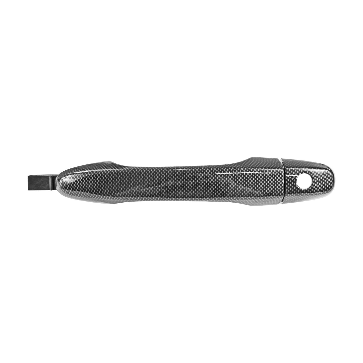 Manija Puerta Exterior Delantera Fibra De Carbón Negra Lado Conductor
