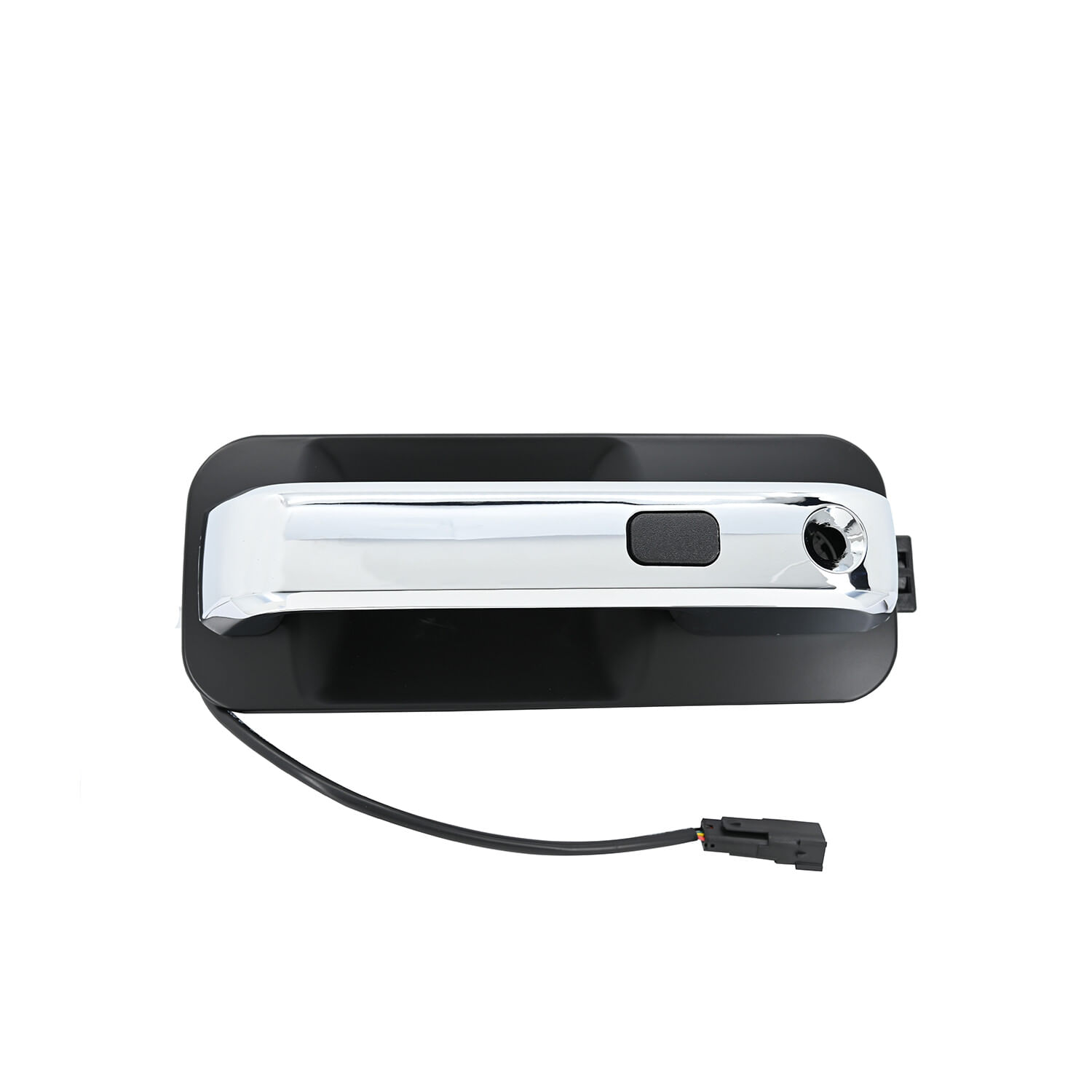 Manija Puerta Exterior Delantera Lisa Negra/Cromo Con Sensor Lado Conductor