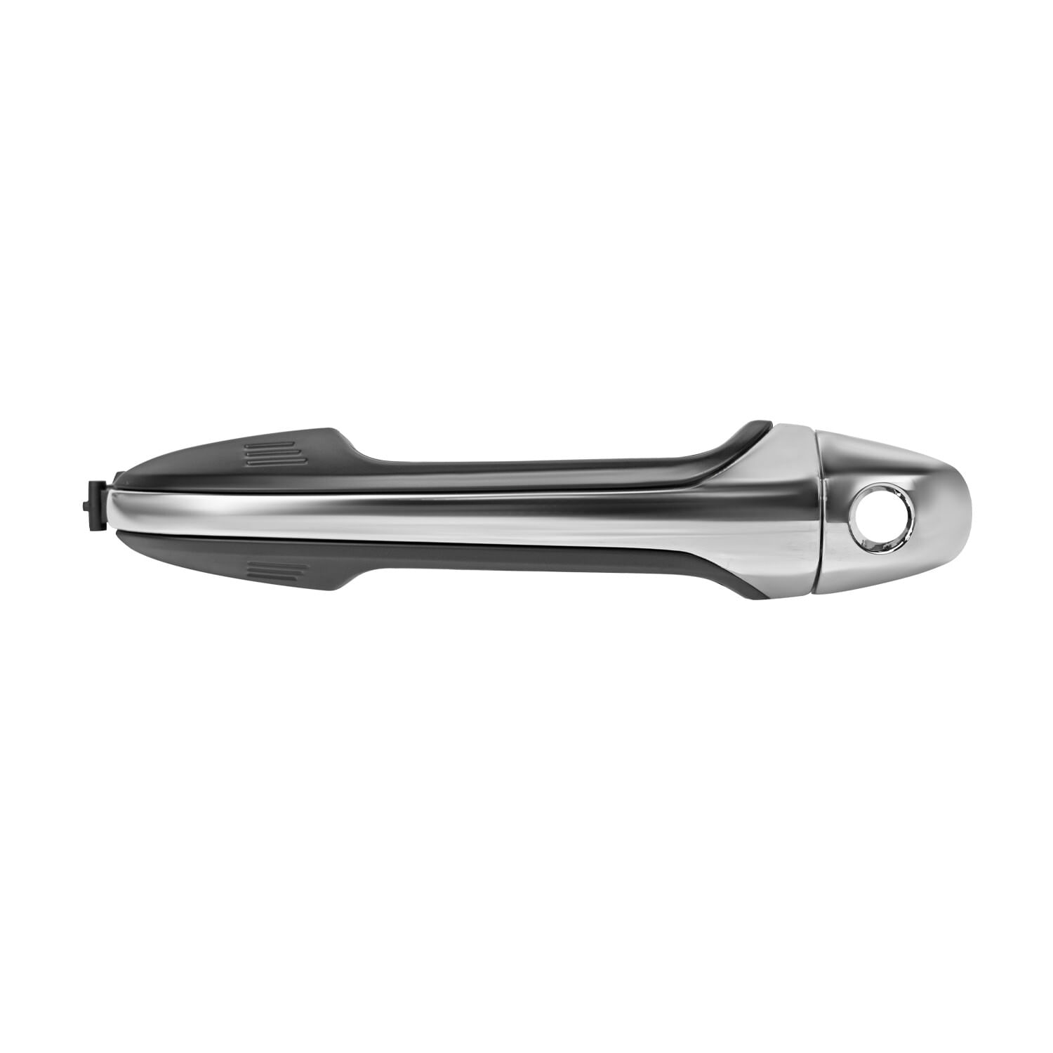 Manija Puerta Exterior Delantera Lisa Para Pintar Negra/Cromo Lado Conductor