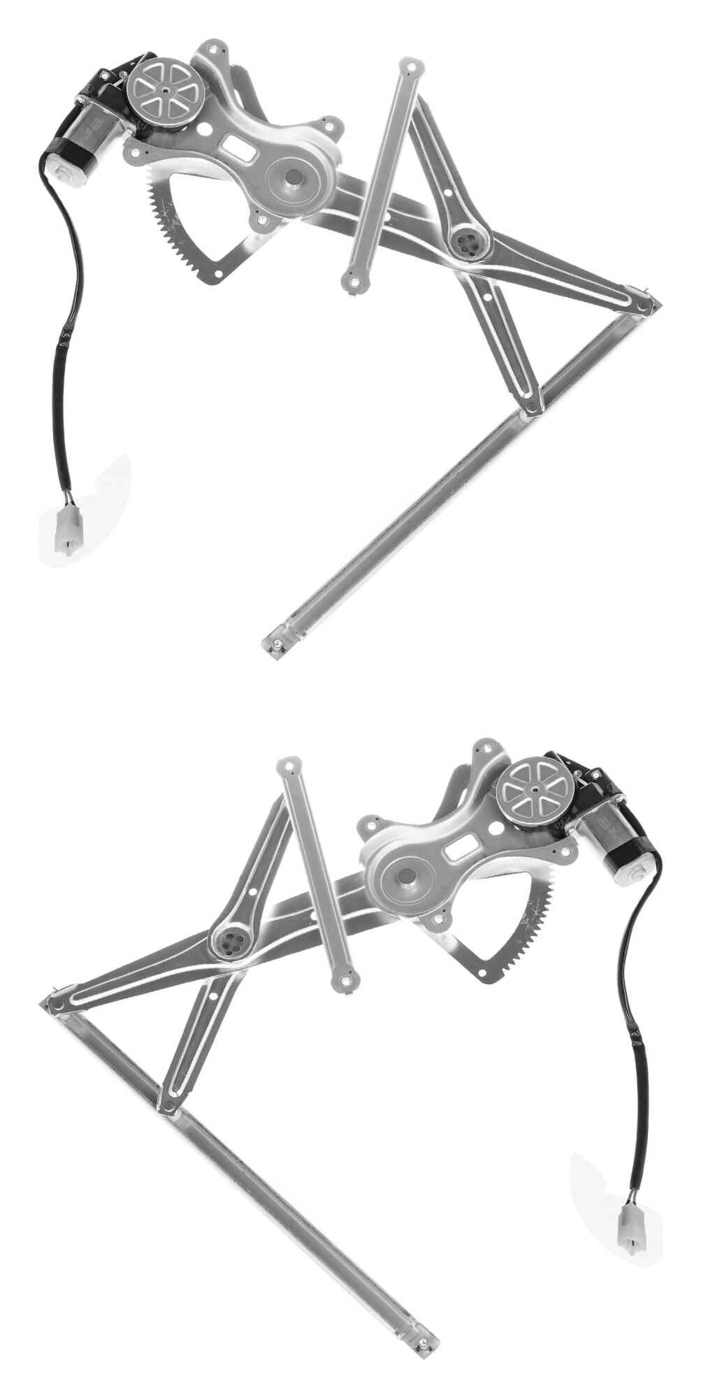 Par De Elevadores De Cristal Delanteros Con Motor
