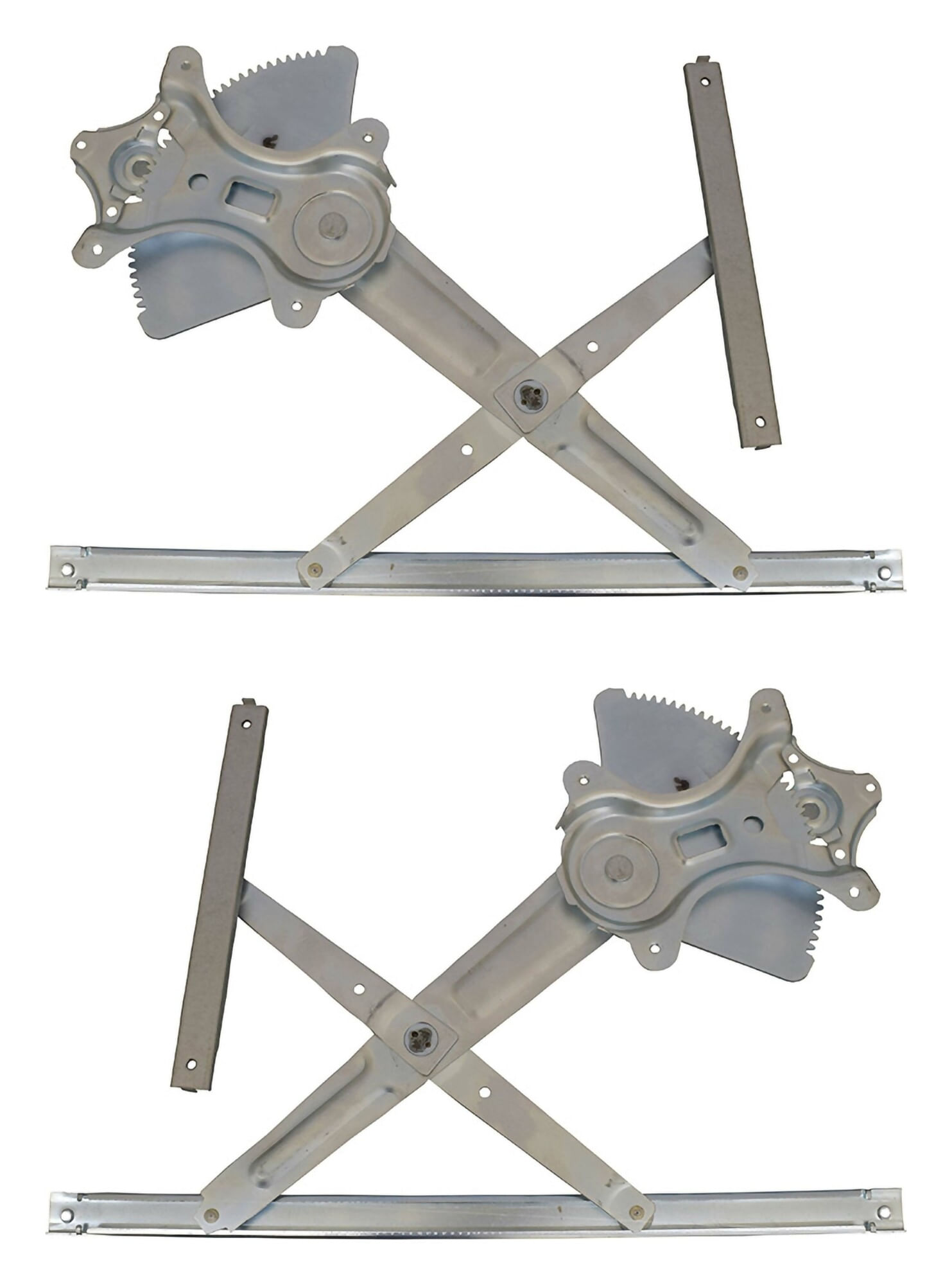 Par De Elevadores De Cristal Delanteros Sin Motor