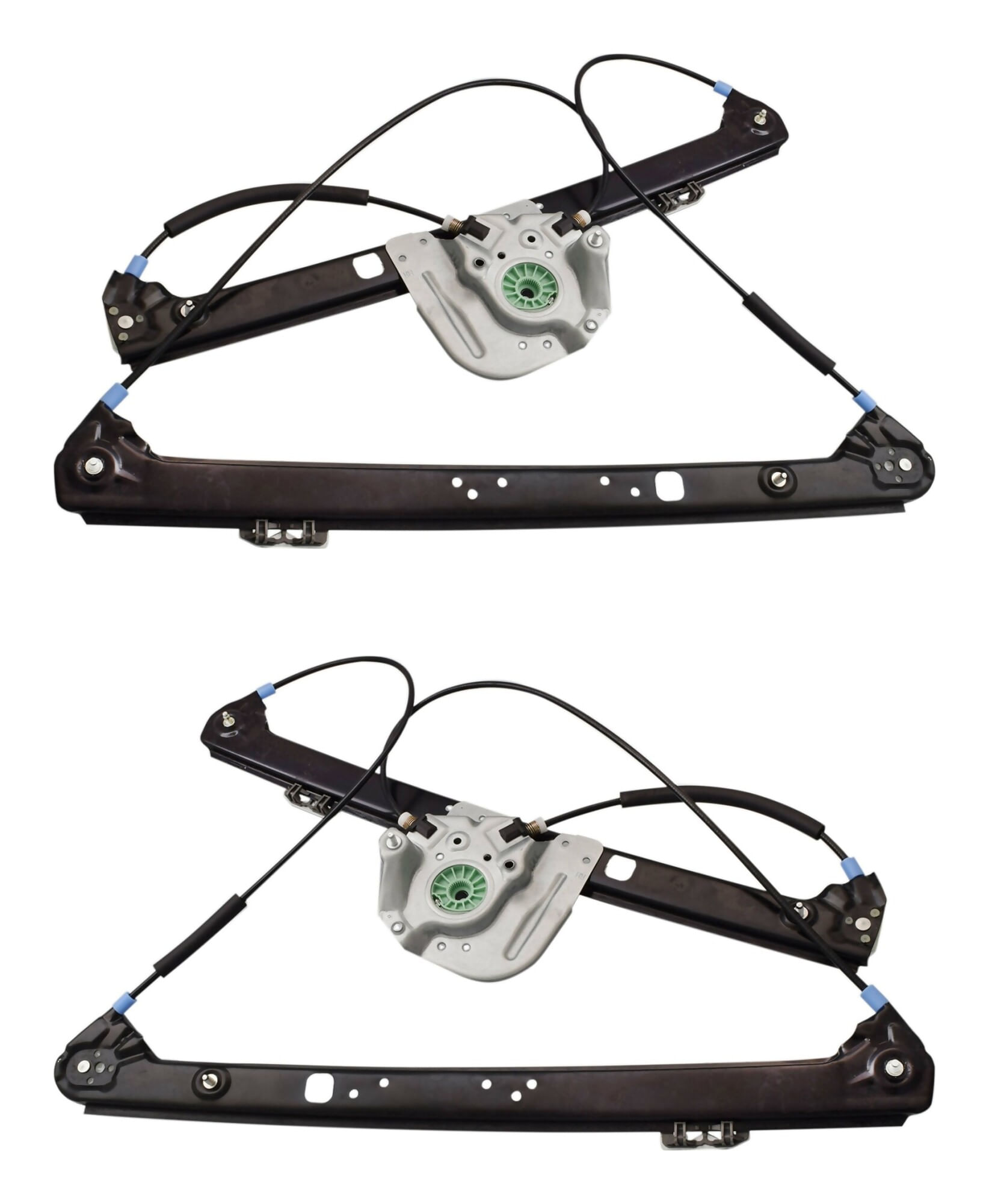 Par De Elevadores De Cristal Delanteros Sin Motor