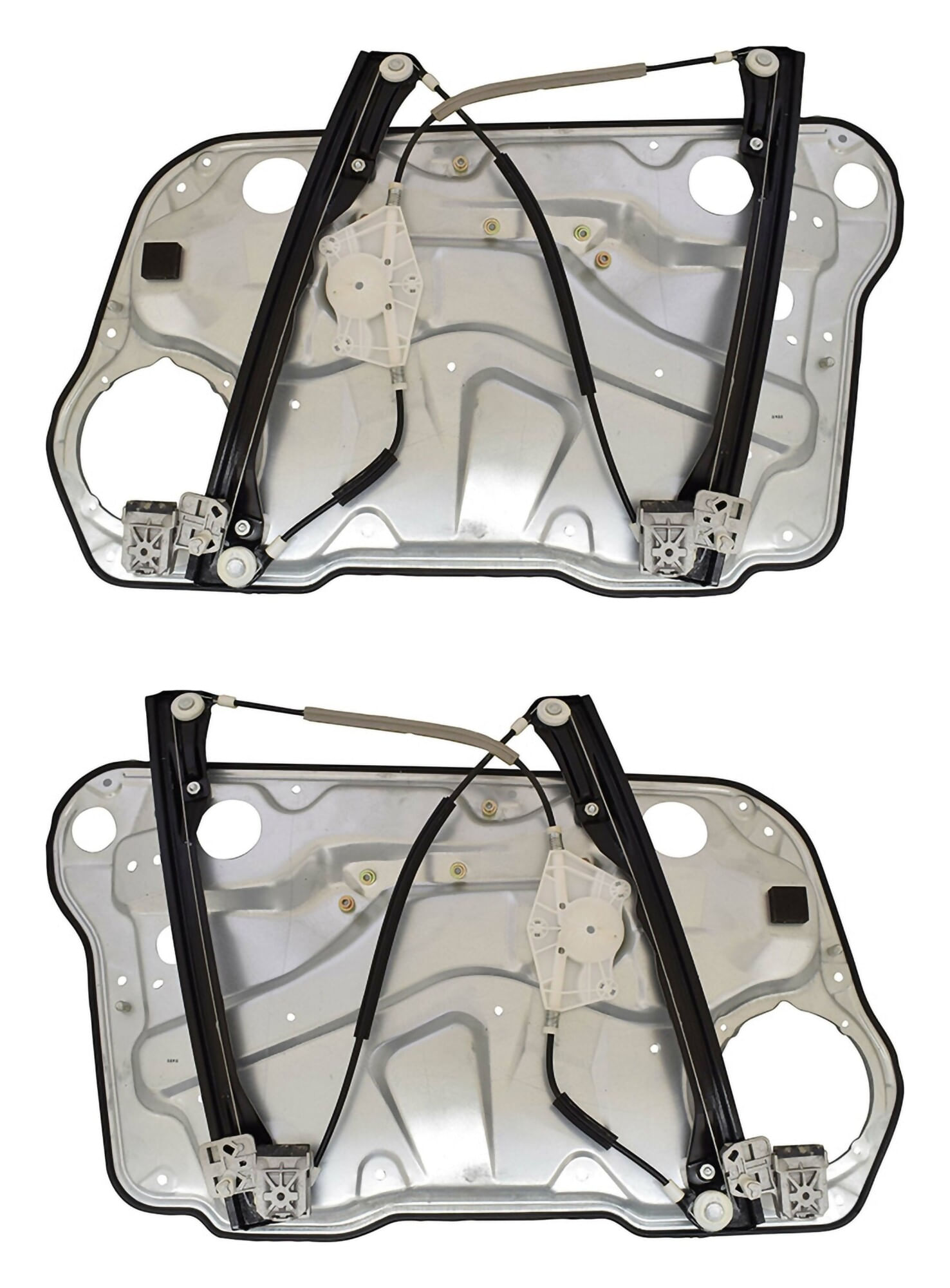Par De Elevadores De Cristal Delanteros Sin Motor