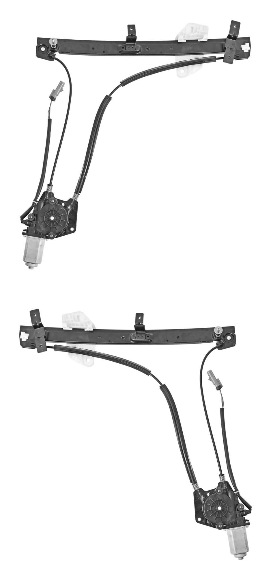 Par De Elevadores De Cristal Delanteros Con Motor