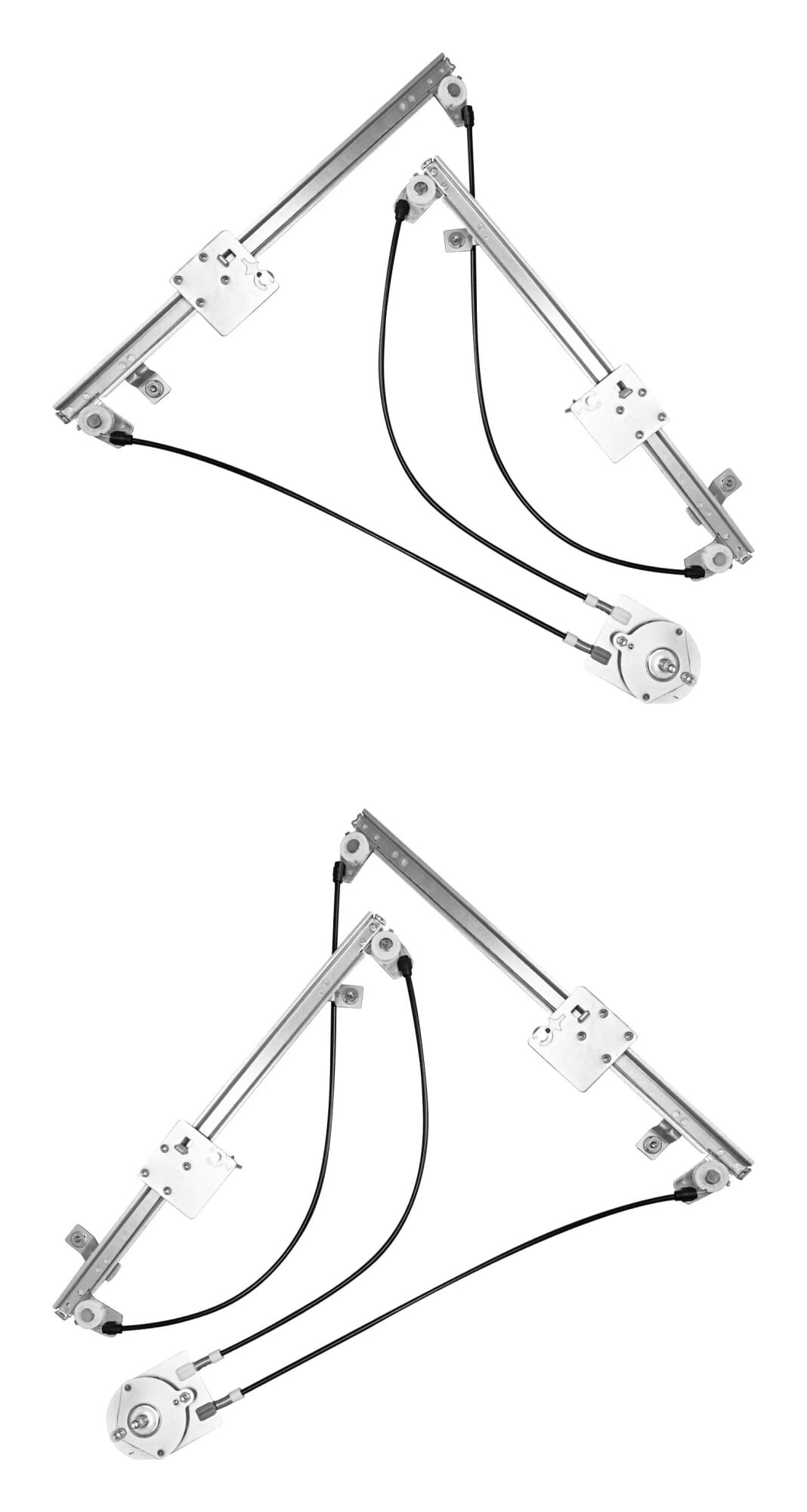 Par De Elevadores De Cristal Delanteros