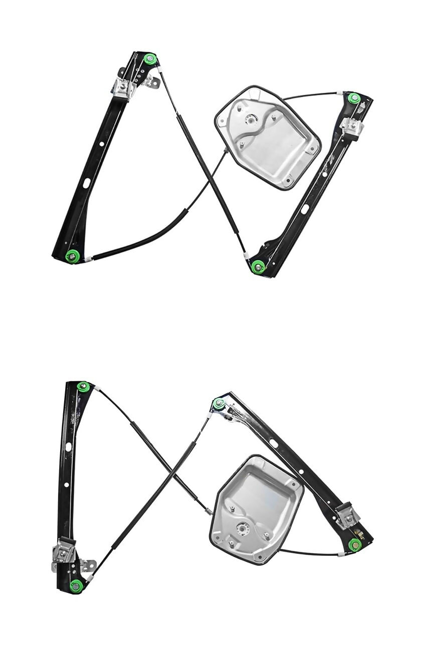 Par De Elevadores De Cristal Delanteros Sin Motor