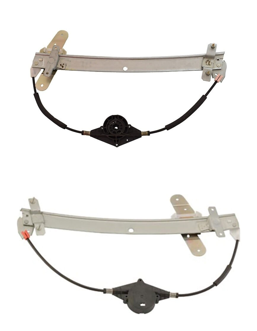 Par De Elevadores De Cristal Delanteros Sin Motor