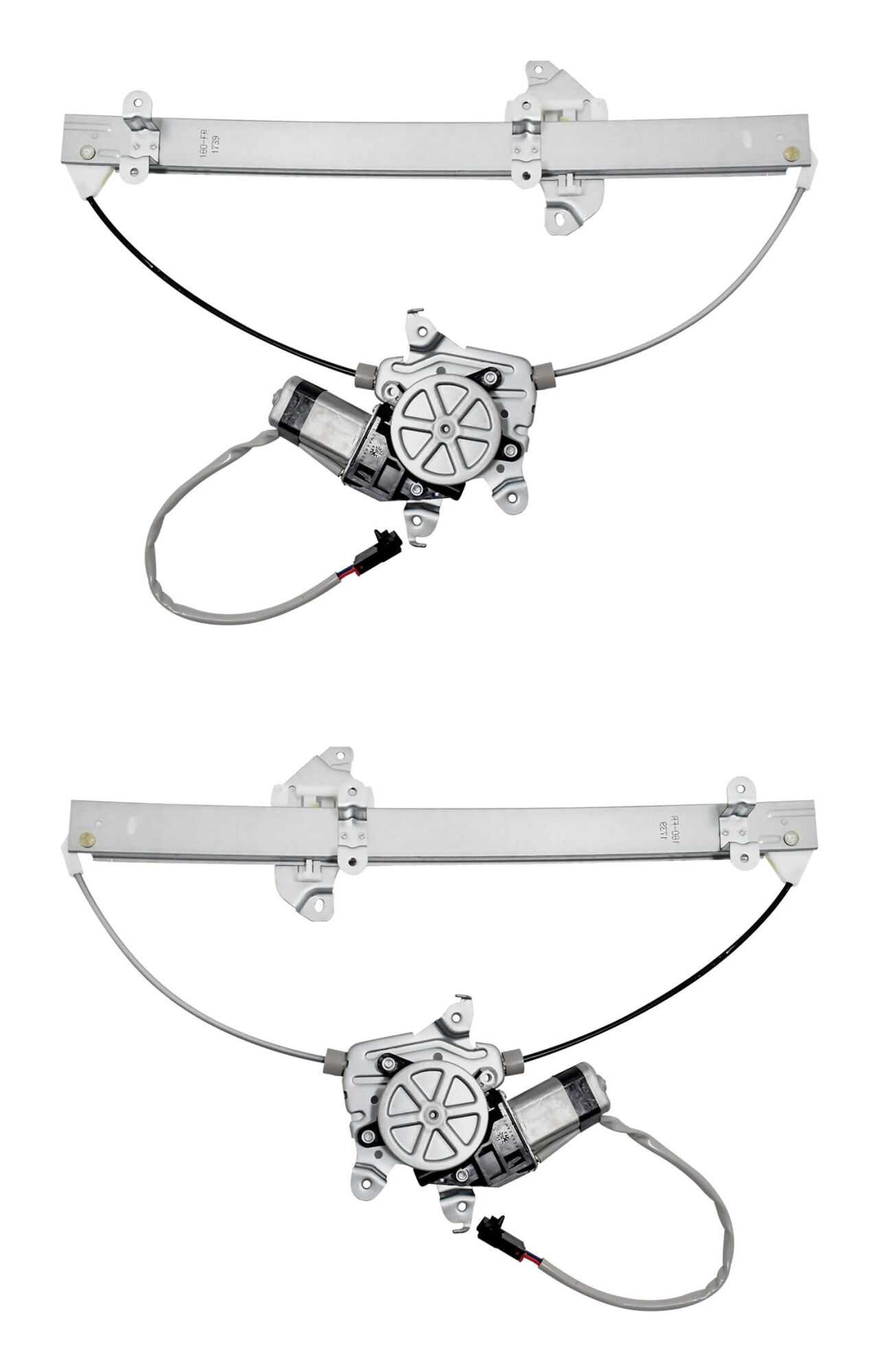 Par De Elevadores De Cristal Delanteros Con Motor