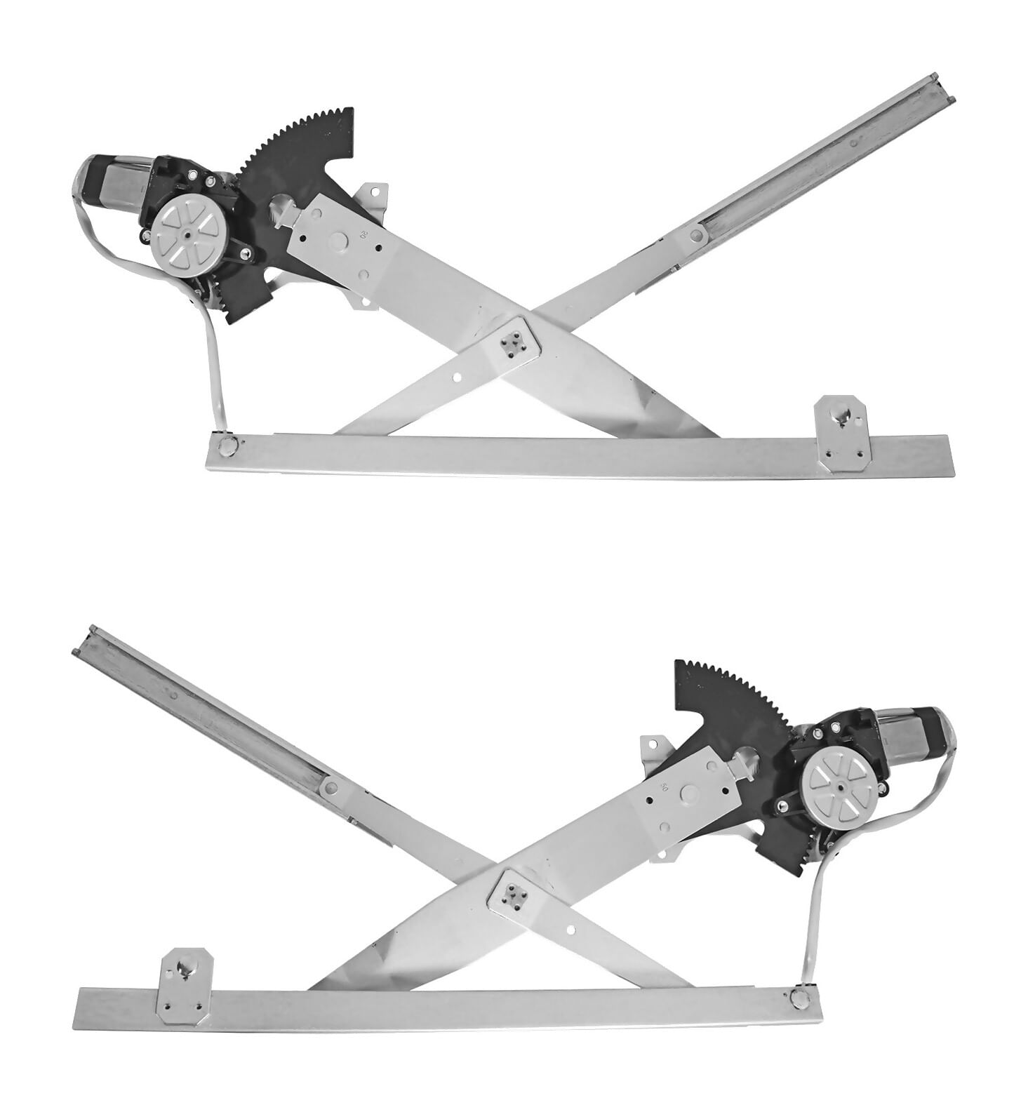 Par De Elevadores De Cristal Delanteros Con Motor