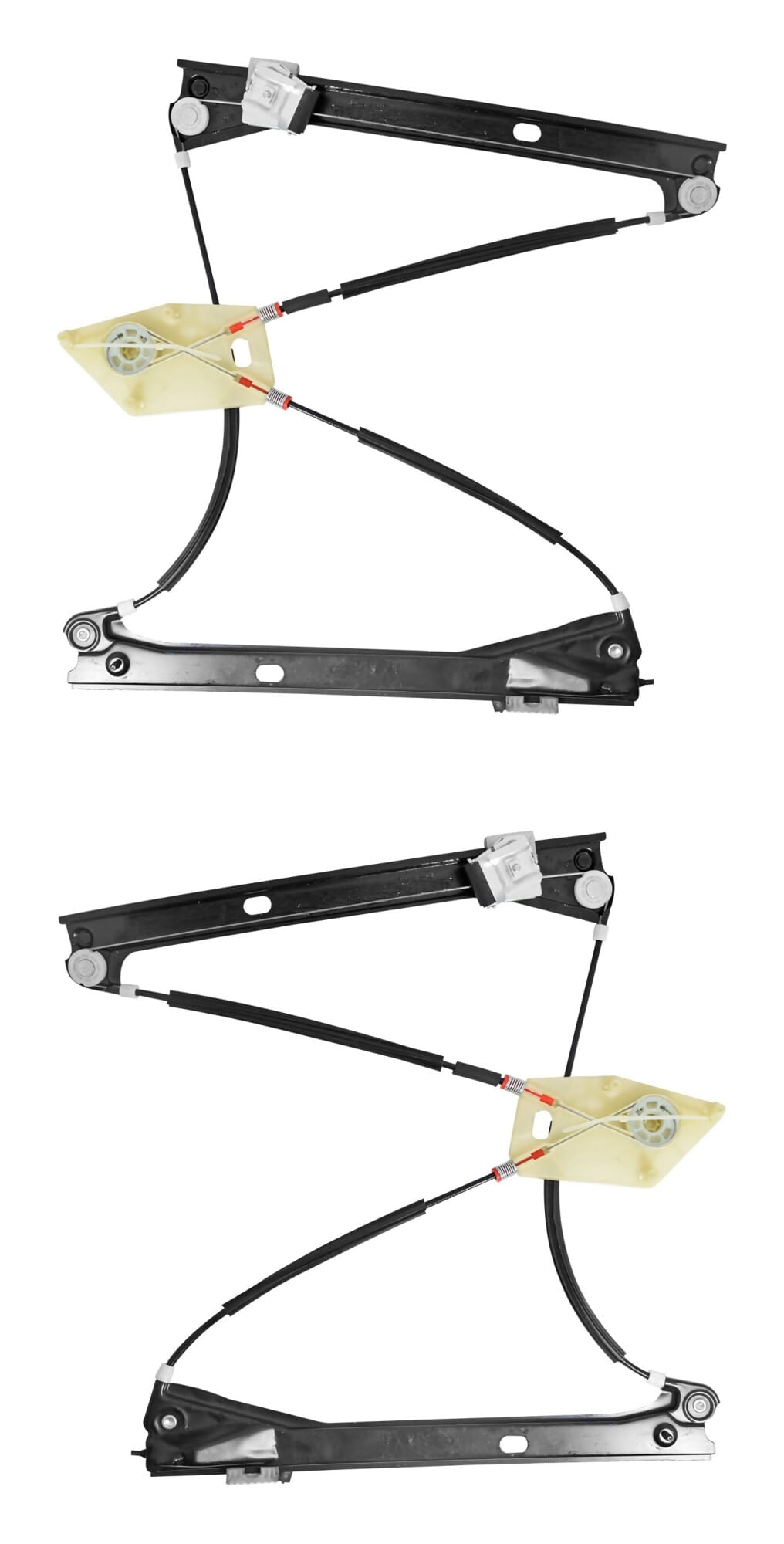 Par De Elevadores De Cristal Delanteros Sin Motor