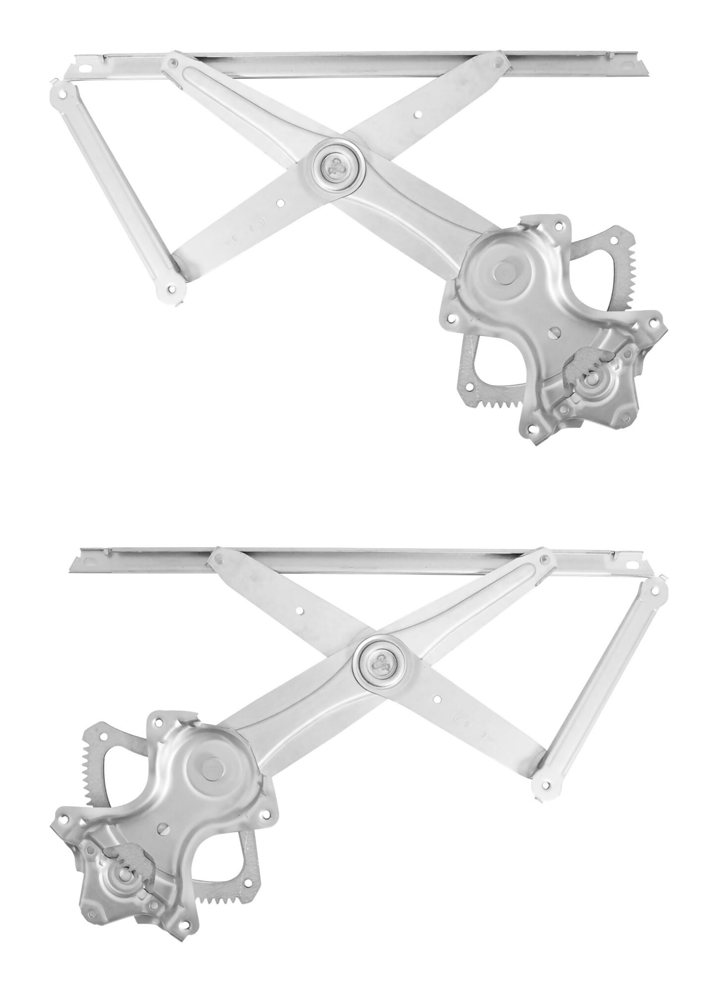 Par De Elevadores De Cristal Delanteros Sin Motor