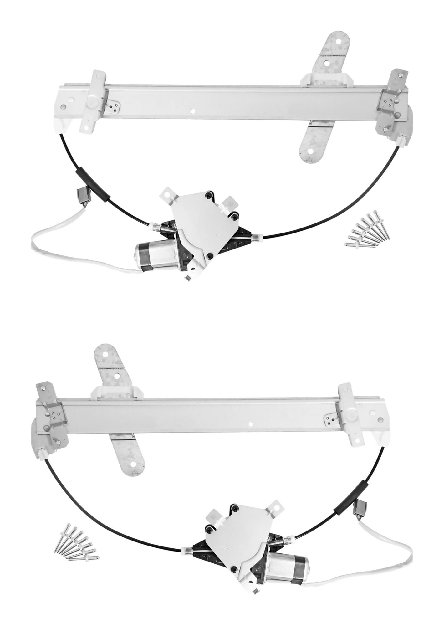 Par De Elevadores De Cristal Delanteros Con Motor