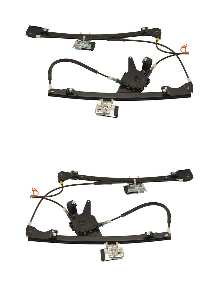 Par De Elevadores De Cristal Delanteros Sin Motor