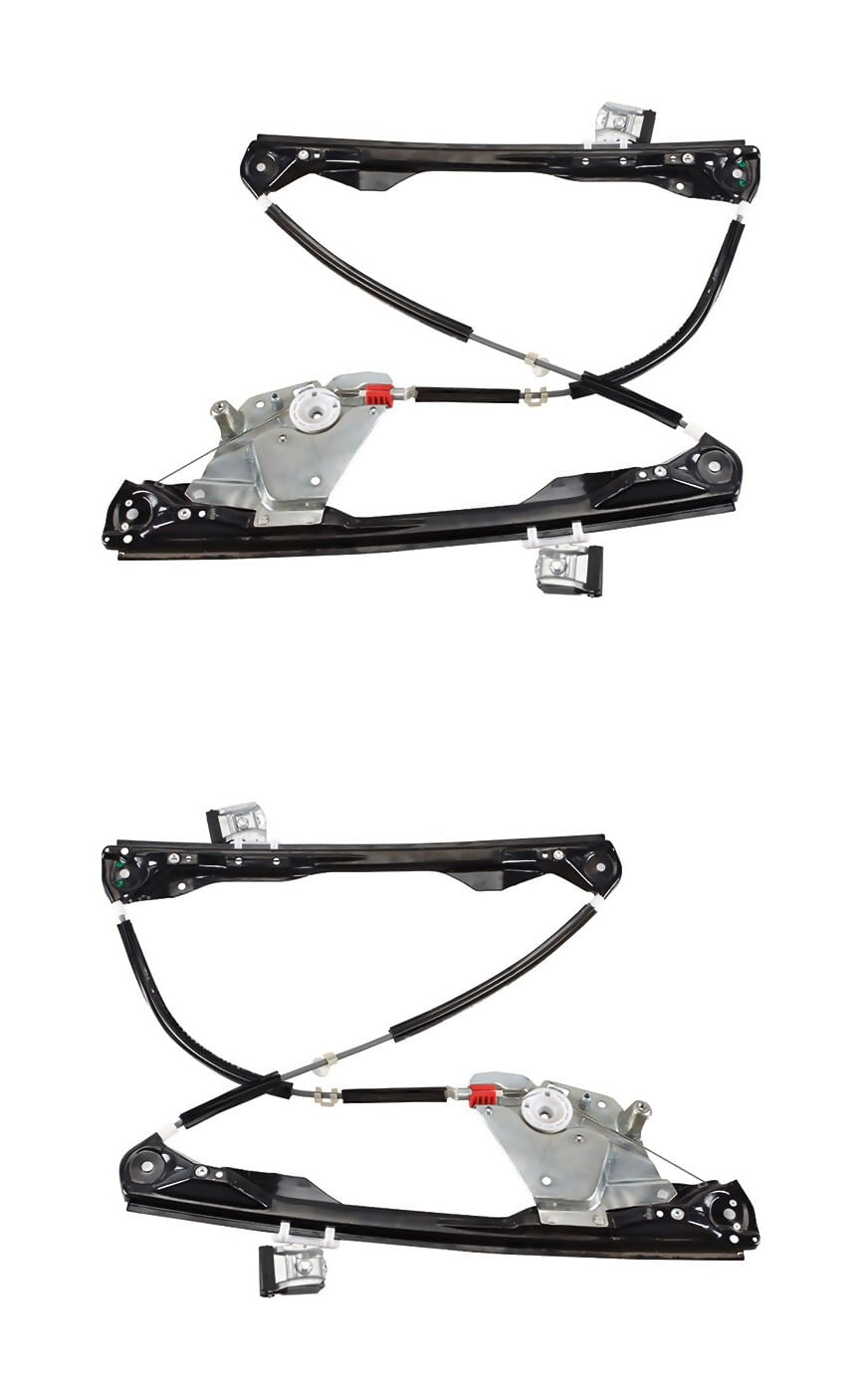 Par De Elevadores De Cristal Delanteros Sin Motor