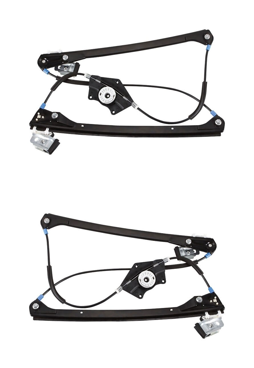 Par De Elevadores De Cristal Delanteros Sin Motor