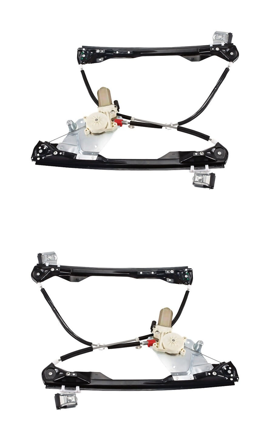 Par De Elevadores De Cristal Delanteros Con Motor