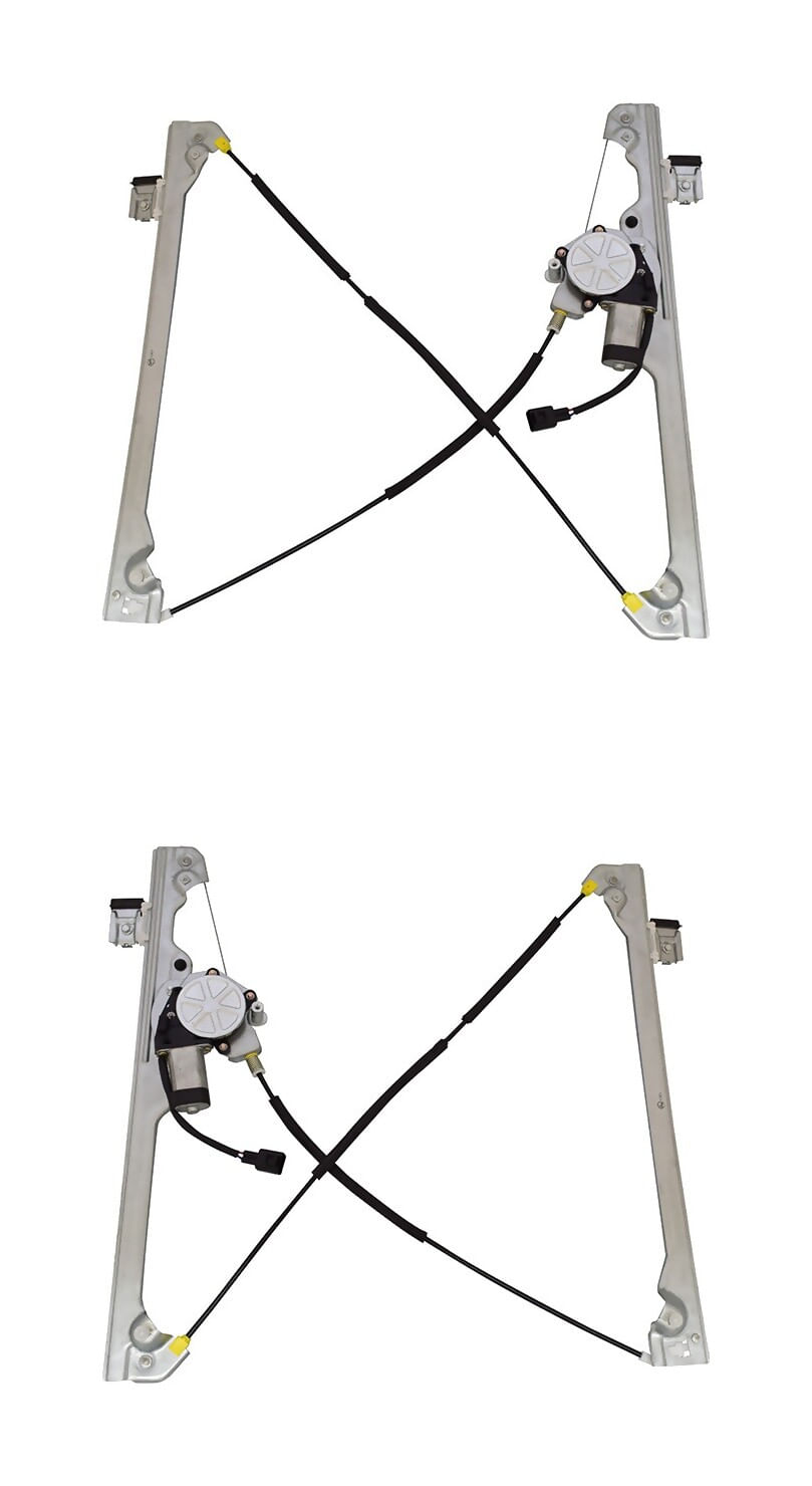 Par De Elevadores De Cristal Delanteros Con Motor